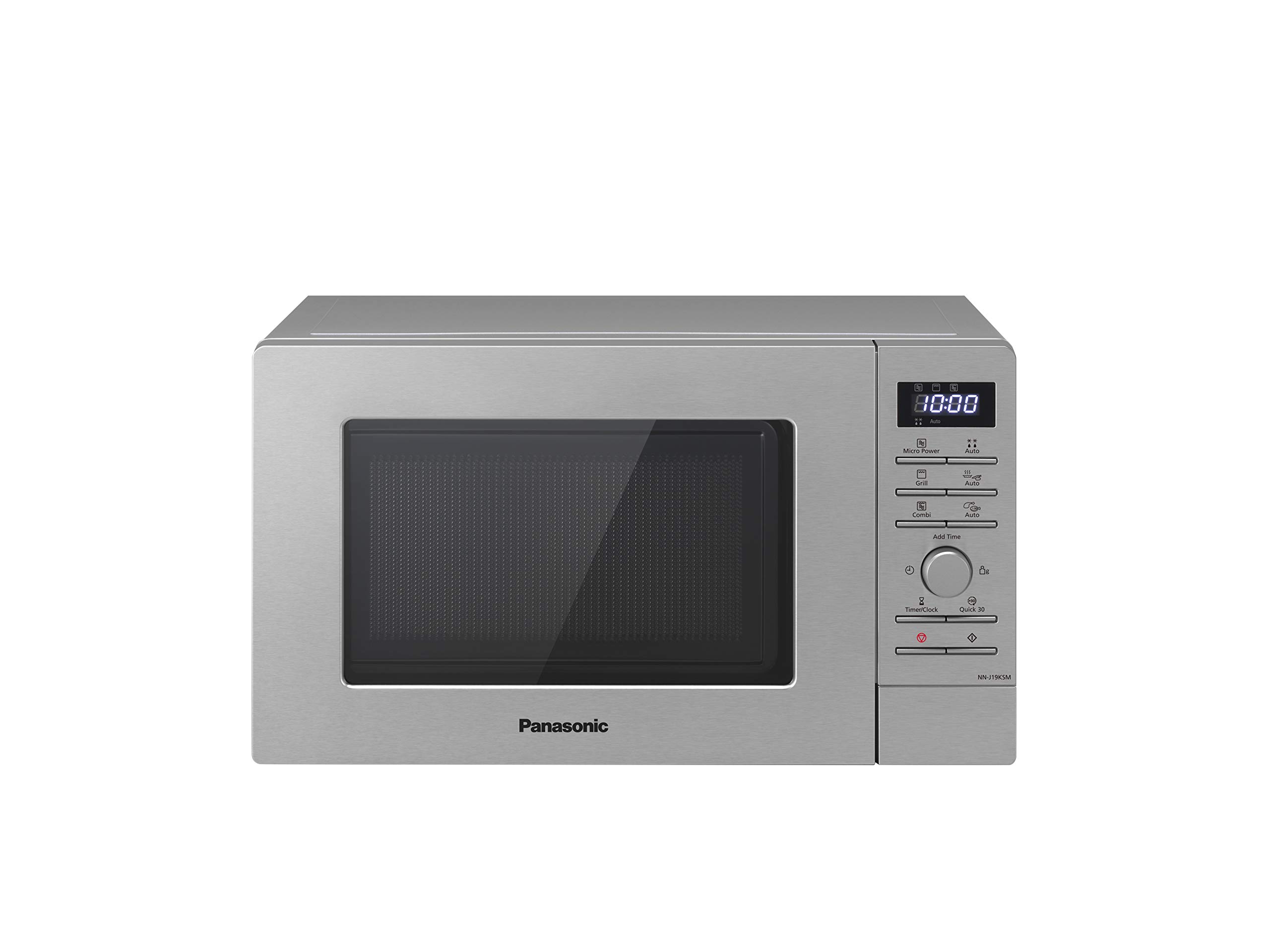 panasonic-nn-j19ksmepg-forno-microonde-con-grill-800w-1000w-20-litri-acciaio-ino image 1