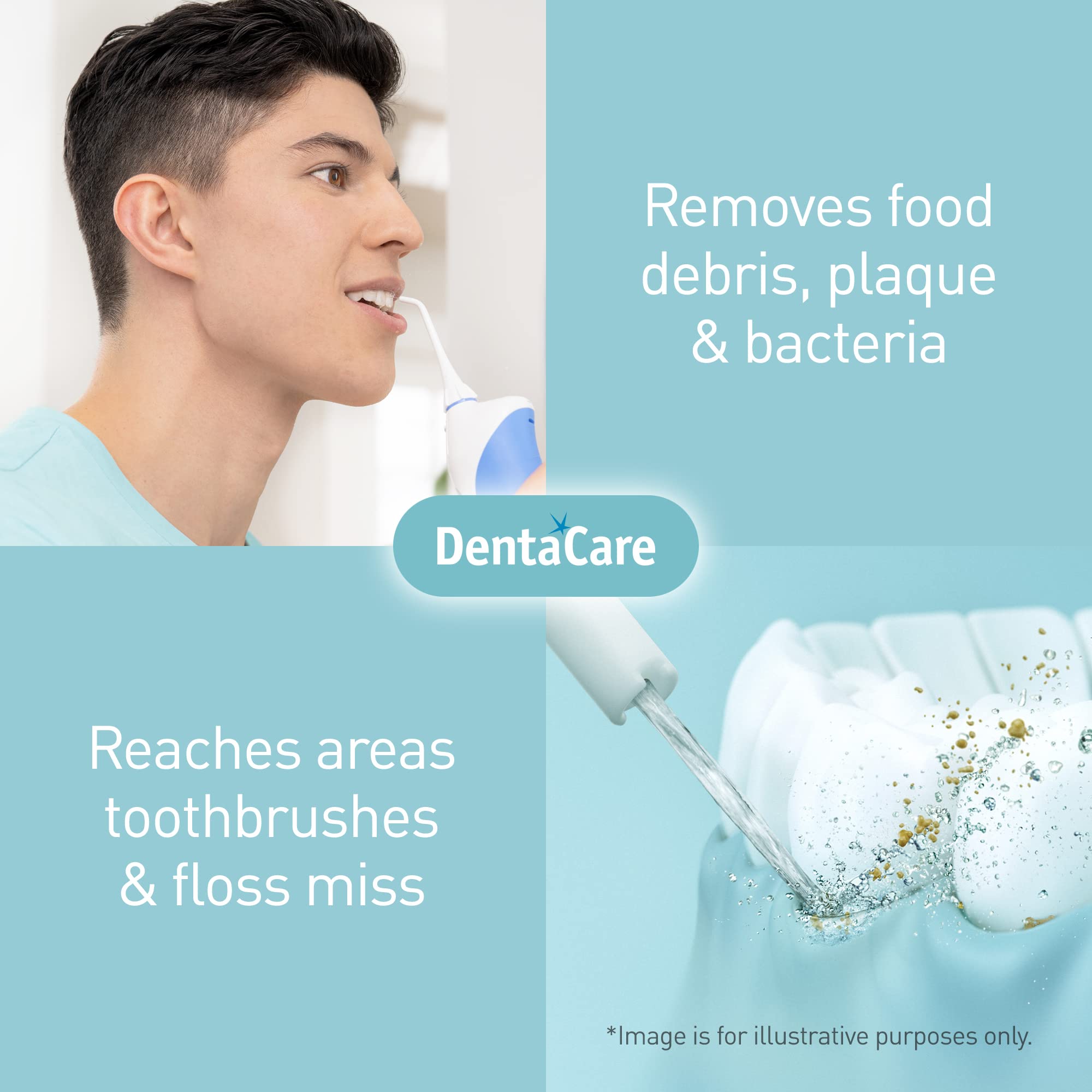 panasonic-ew1211w-dentacare-irrigatore-orale-ricaricabile-con-bubble-water-strea image 2