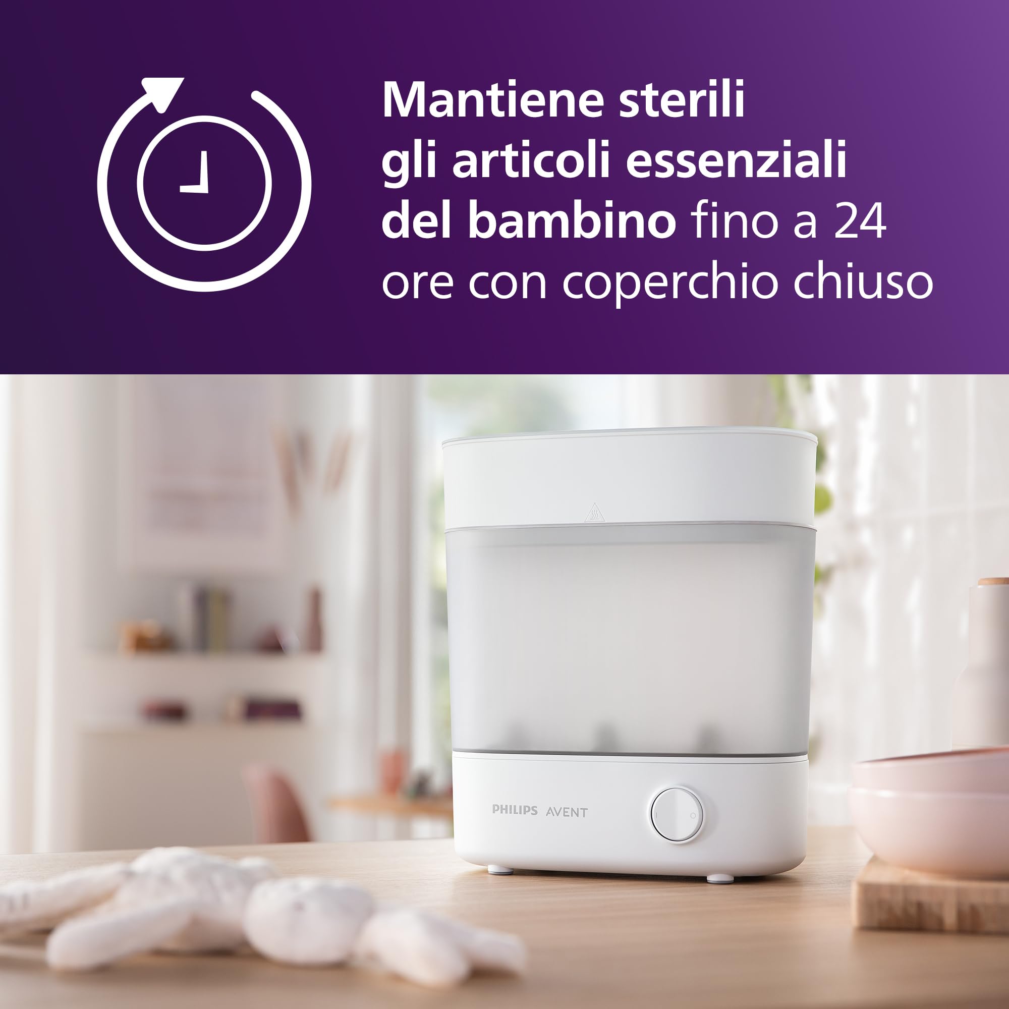 philips-avent-scf291-30-sterilizzatore-elettrico-a-vapore-per-biberon-con-spazzo image 4