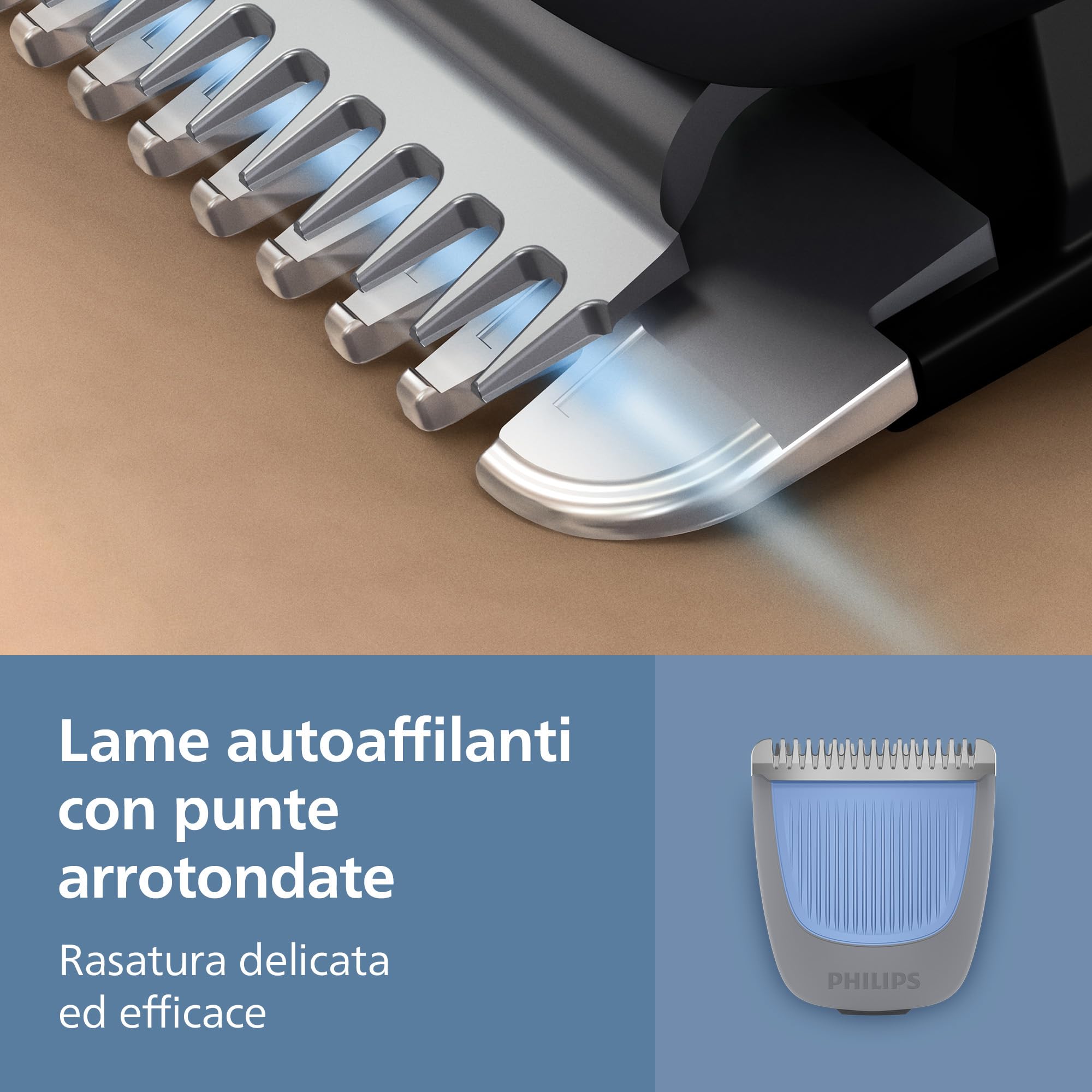 philips-serie-3000-bt3619-15-regolabarba-uomo-con-lame-autoaffilanti-20-impostaz image 5