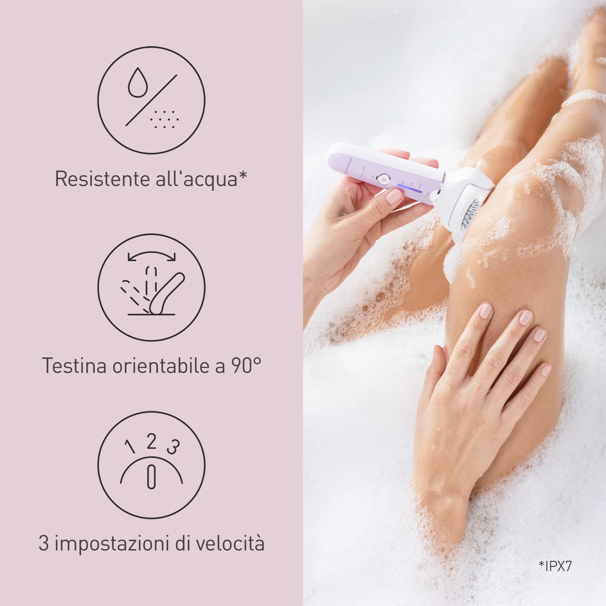 panasonic-es-ey30-epilatore-bagnato-e-asciutto-cordless-con-doppio-disco-a-60-pi image 5