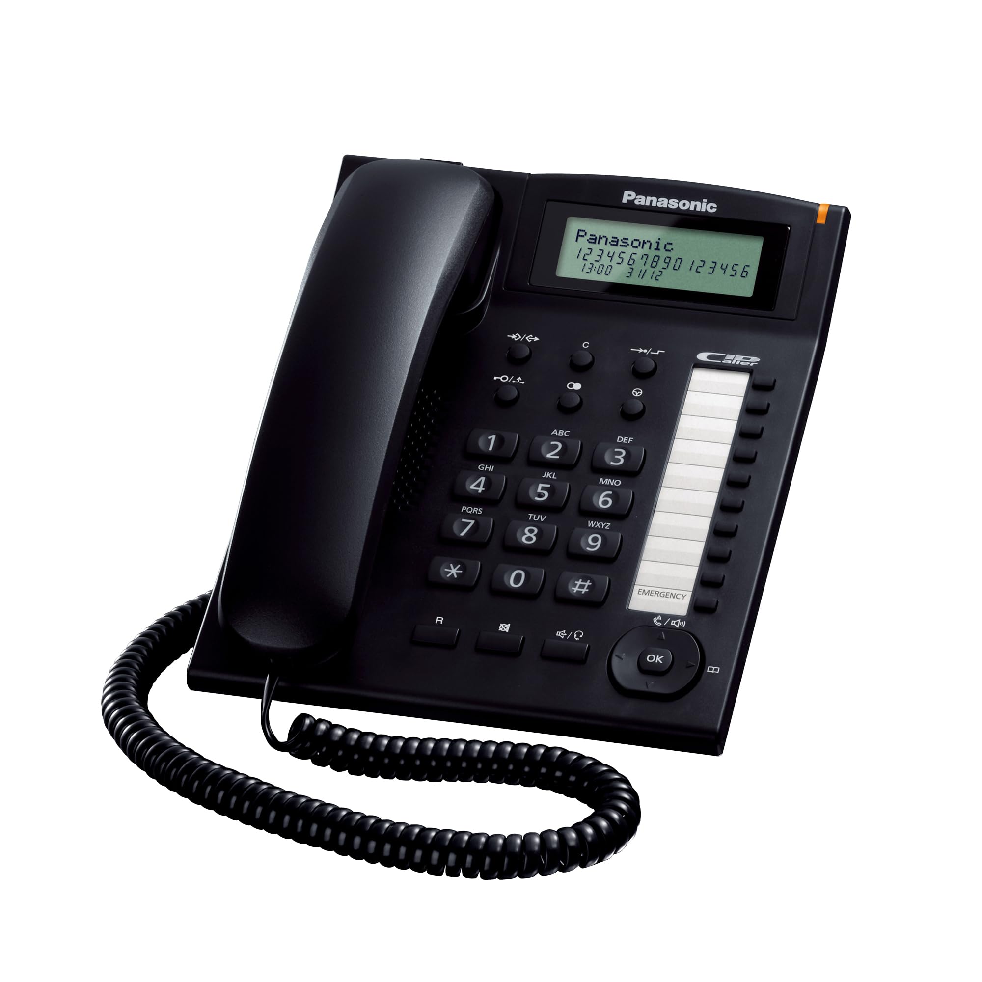 panasonic-kx-ts880exb-telefono-fisso-a-filo-con-vivavoce-identificativo-del-chia image 1