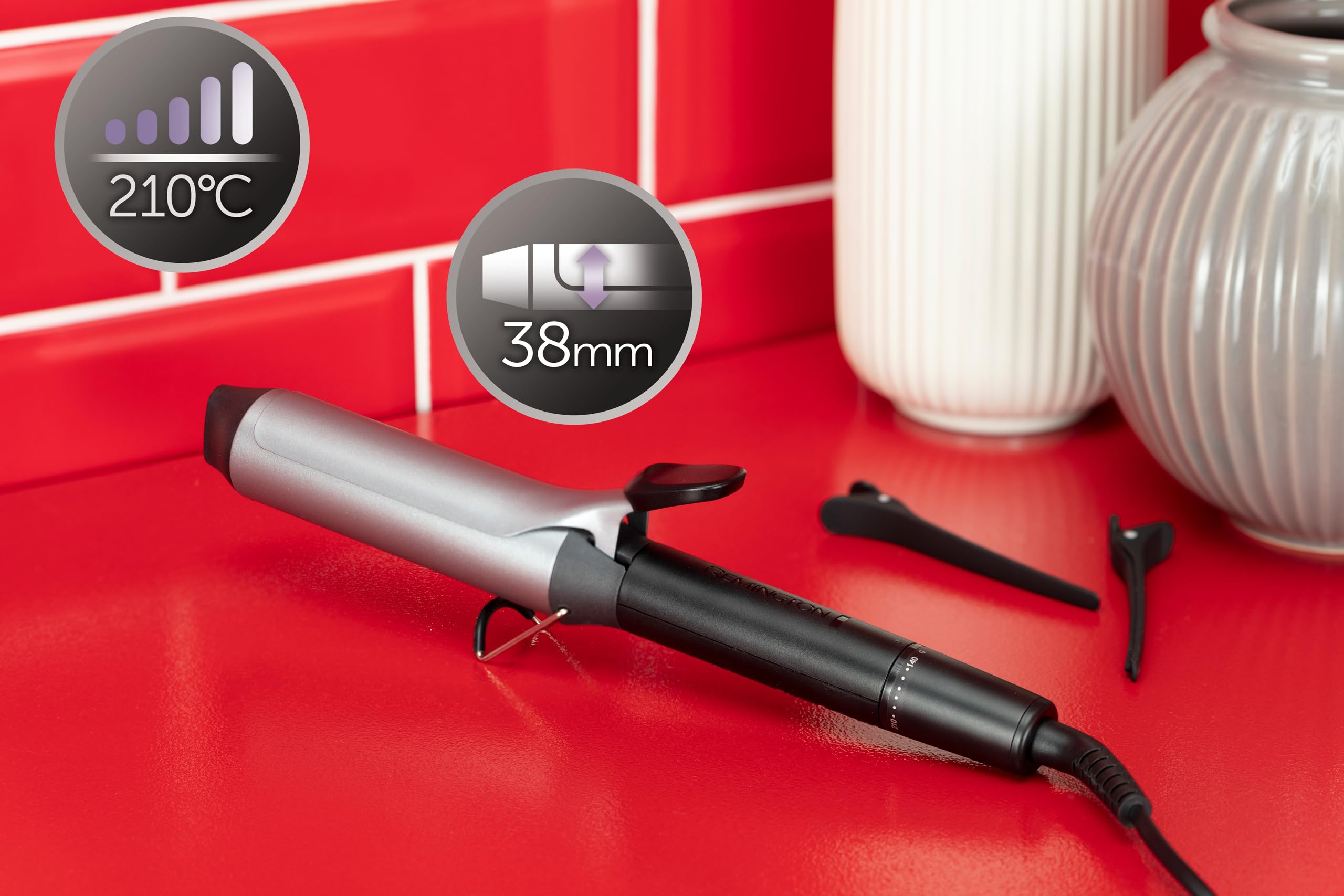 remington-ci5538-pro-big-curl-ferro-arricciacapelli-38-mm-rivestimento-titanio-c image 2