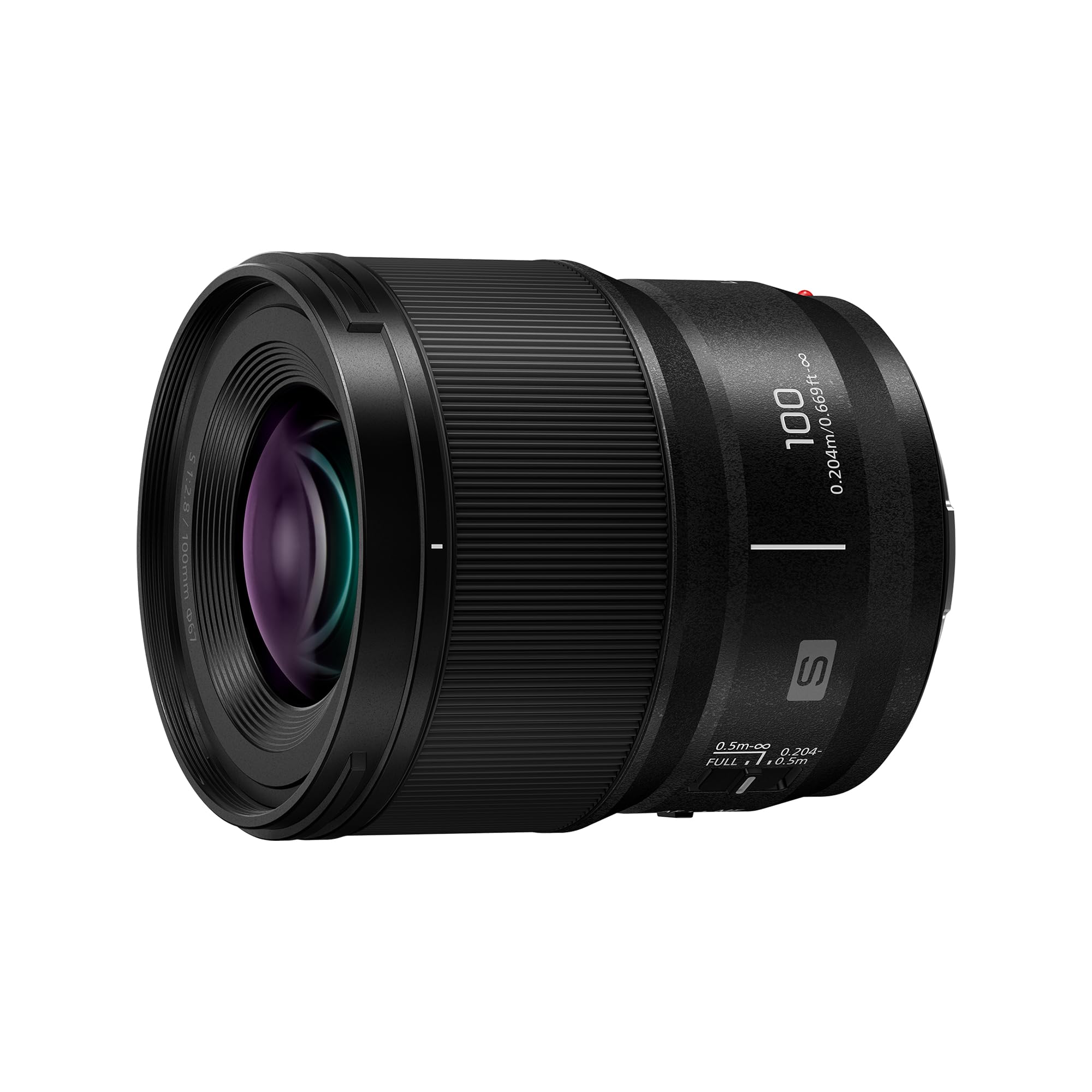 panasonic-lumix-s-e100-100mm-f2-8-macro-obiettivo-full-frame-l-mount-298-g-ingra image 1
