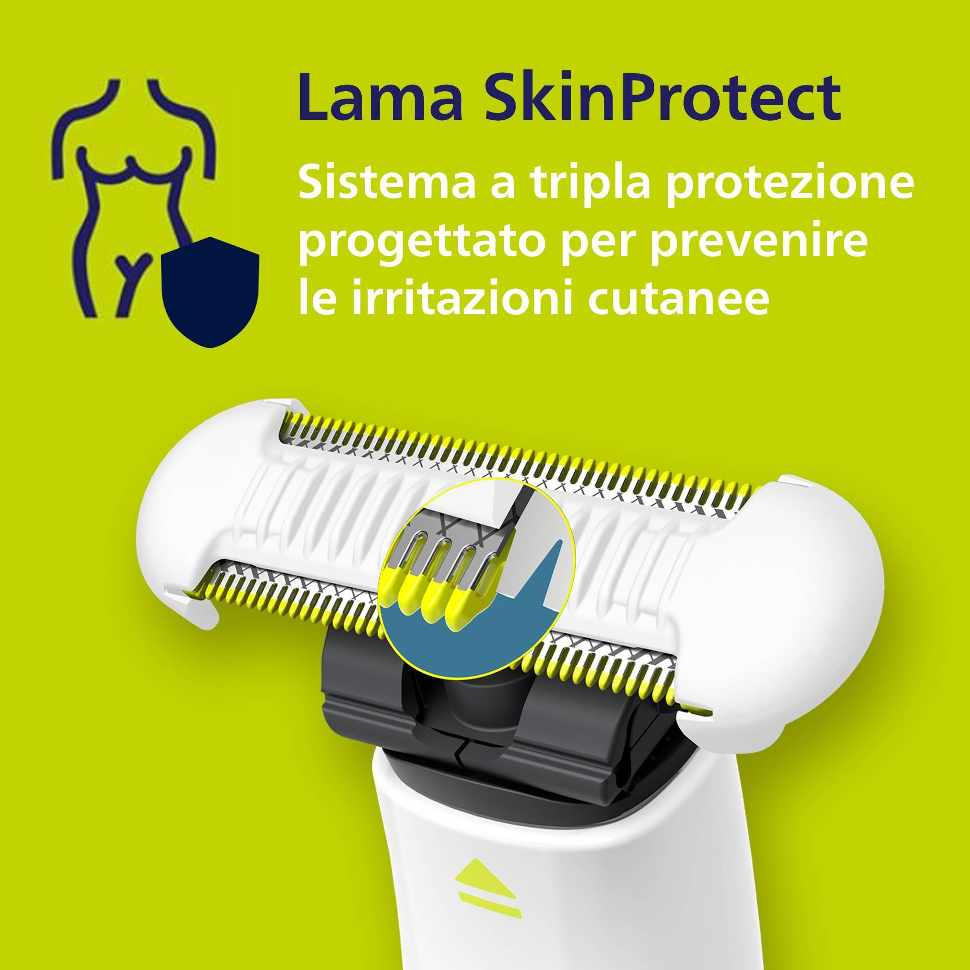 philips-oneblade-intimate-qp1924-28-rifinitore-e-rasoio-intimo-con-lama-skinprot image 7