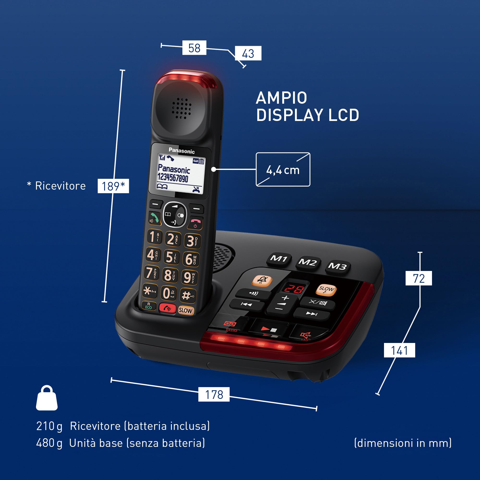 panasonic-kx-tgm420exb-telefono-cordless-digitale-con-segreteria-volume-alto-40- image 6