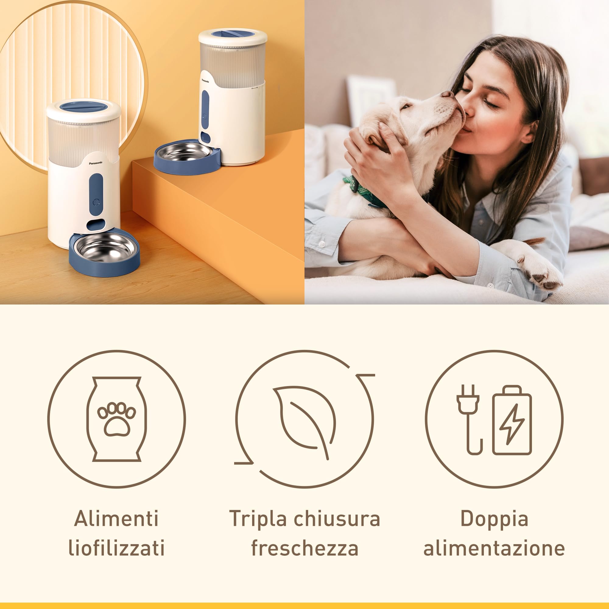 panasonic-cp-jnf01-w-dosatore-di-cibo-smart-per-gatti-e-cani-mangiatoia-automati image 5
