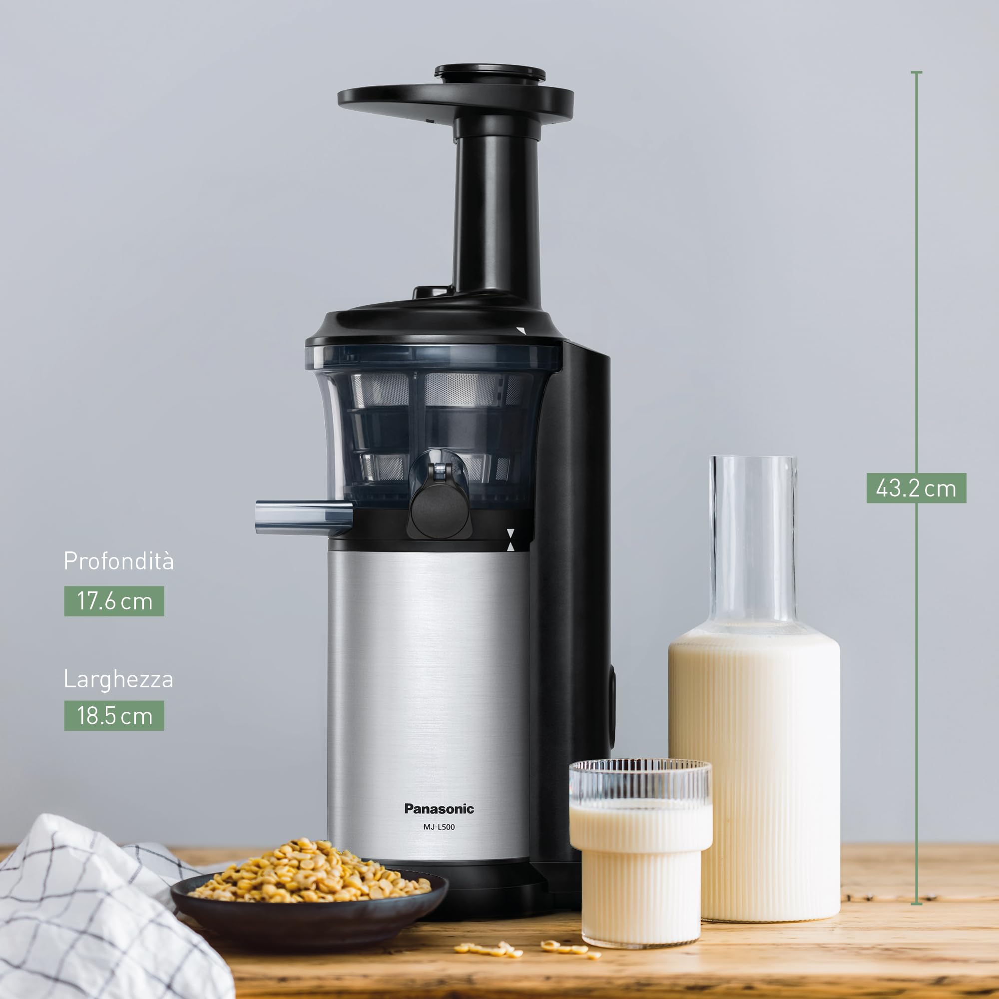 panasonic-mj-l500-slow-juicer-estrattore-di-succo-a-freddo-senza-lame-45-giri-mi image 8