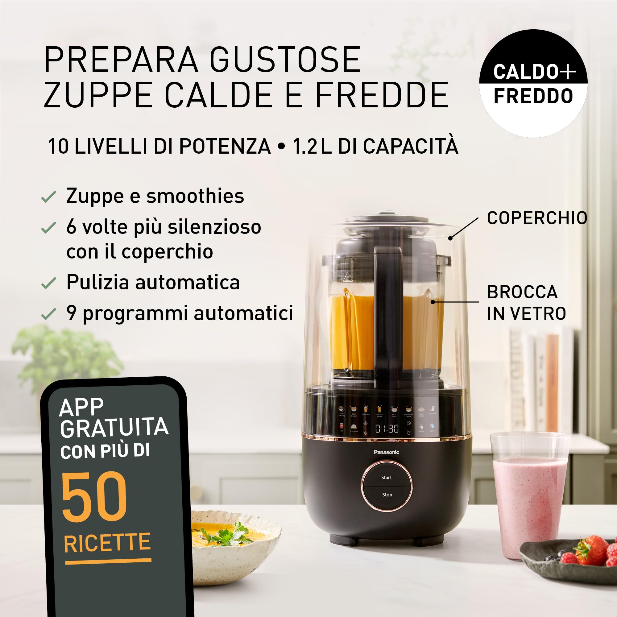 panasonic-mx-hg4401kxe-frullatore-e-prepara-cuoci-zuppe-caldo-e-freddo-1-2l-800w image 2