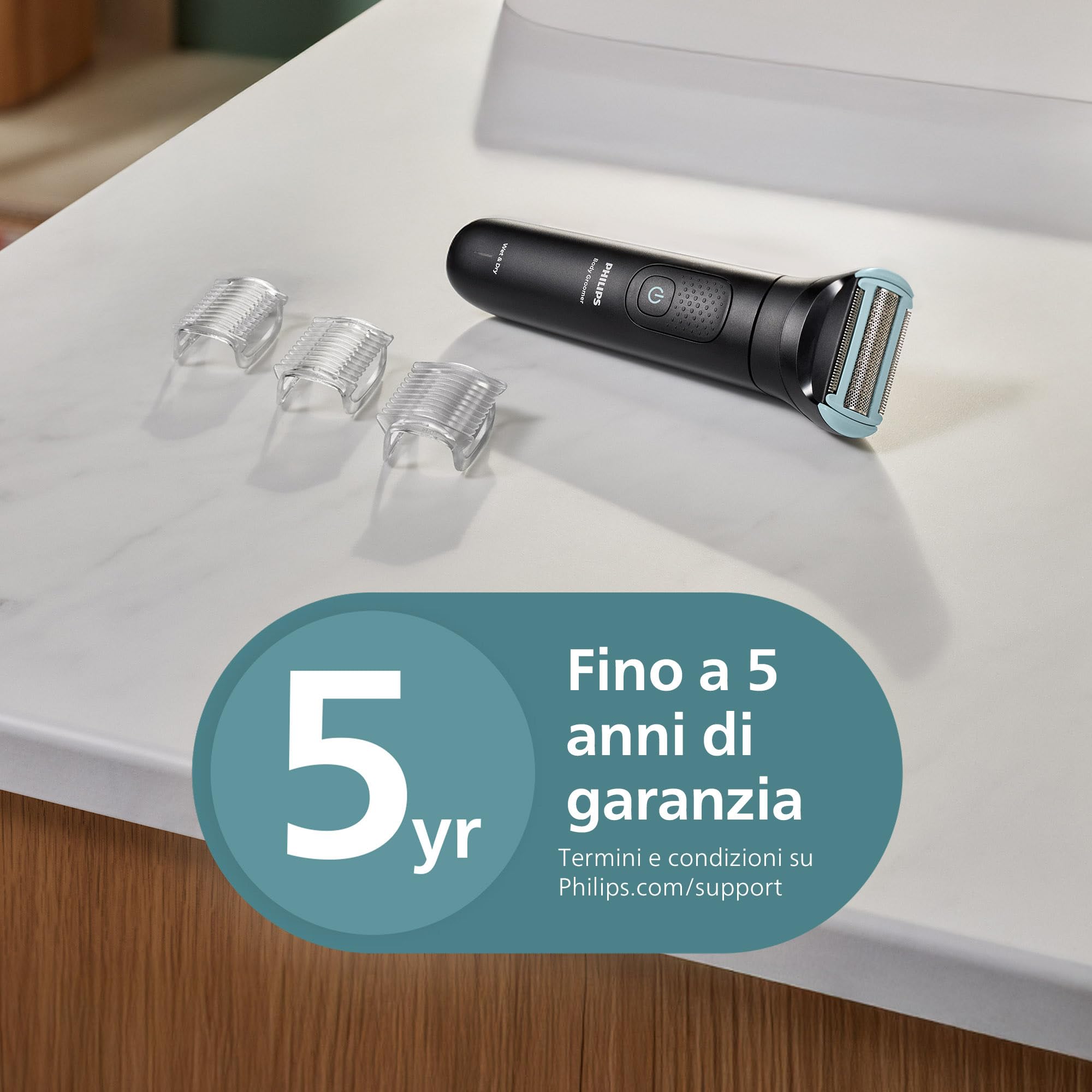 philips-bodygroom-serie-5000-bg5485-30-rifinitore-e-rasoio-per-il-corpo-uomo-con image 7