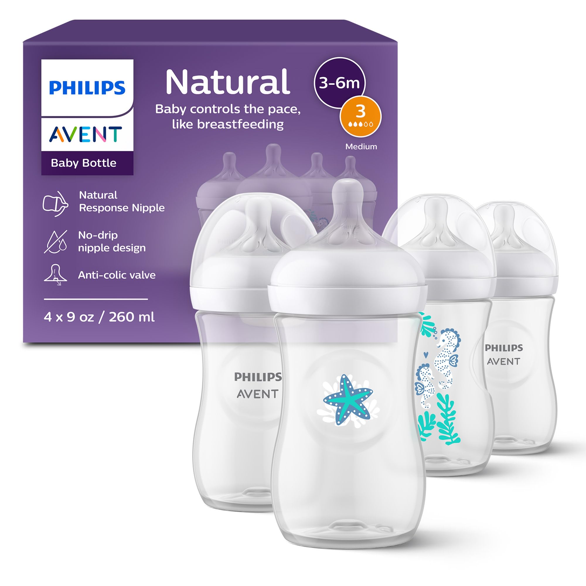 philips-avent-natural-response-scy903-02-biberon-260-ml-confezione-da-2-senza-bp image 6