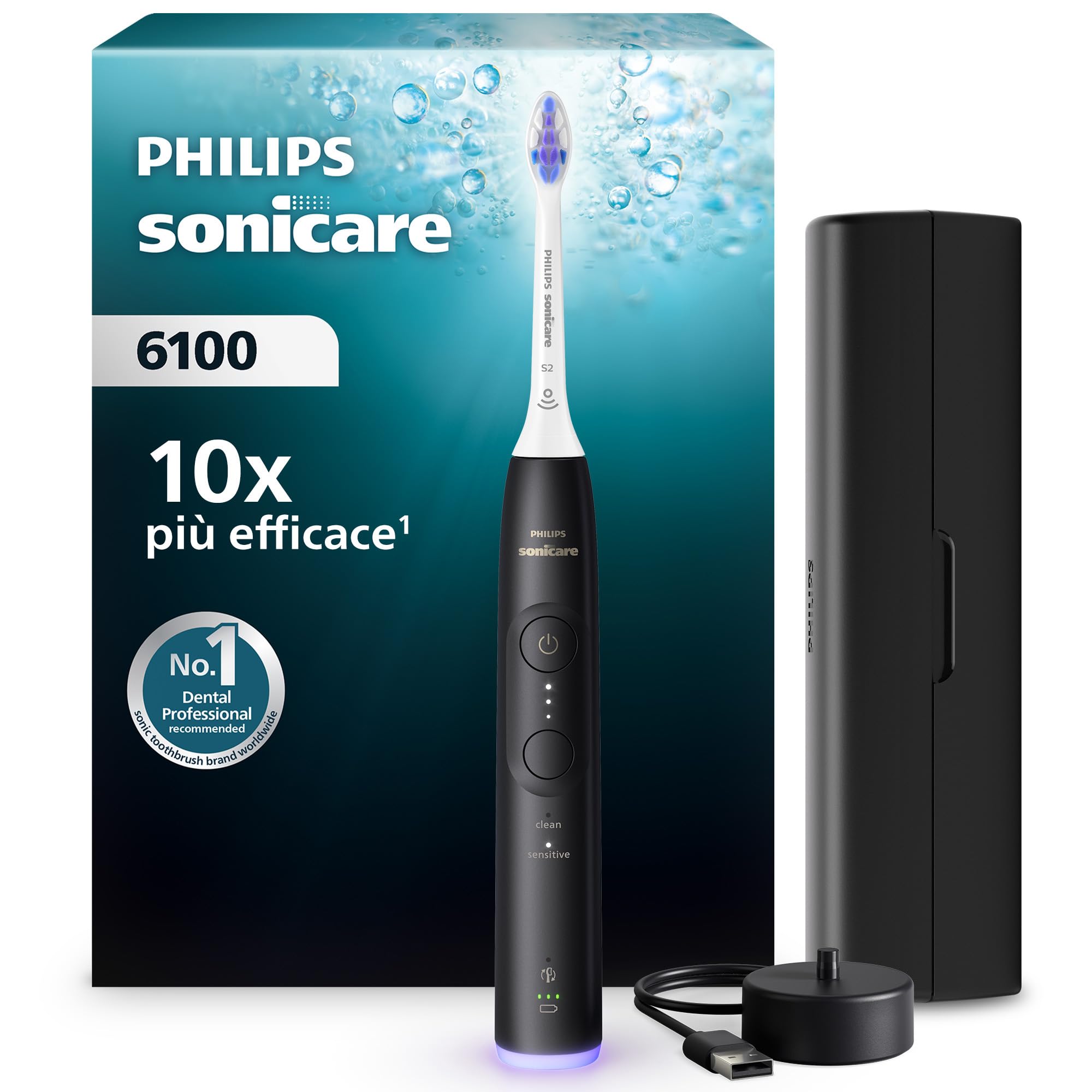 philips-sonicare-6100-hx7401-07-spazzolino-elettrico-sonico-con-sensore-di-press image 1