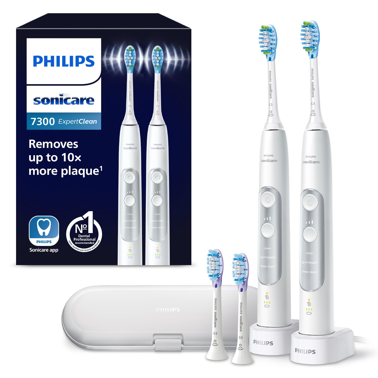 philips-sonicare-expertclean-7500-spazzino-elettrico-sonico-con-sensore-di-press image 1