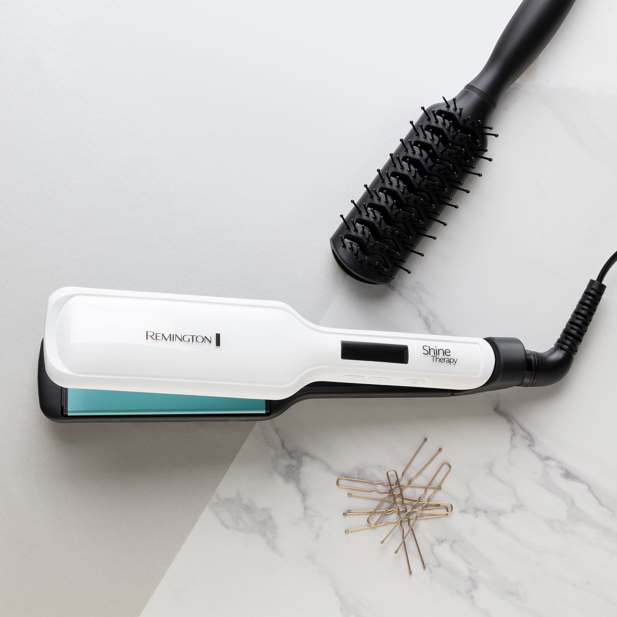 remington-s8550-shine-therapy-piastra-per-capelli-larga-piastre-ceramiche-extra- image 4