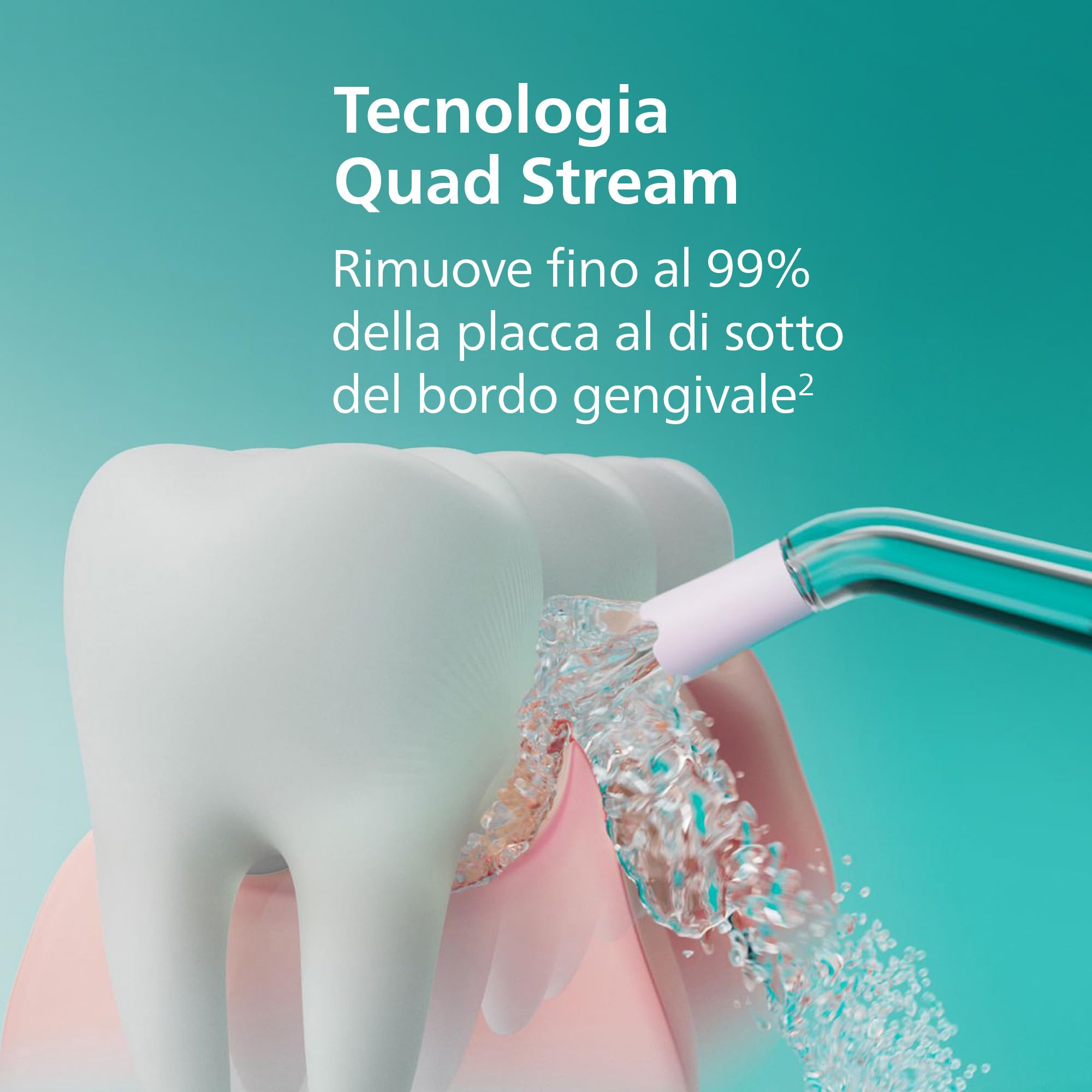 philips-sonicare-power-flosser-3000-cordless-hx3826-33-irrigatore-orale-con-tecn image 2