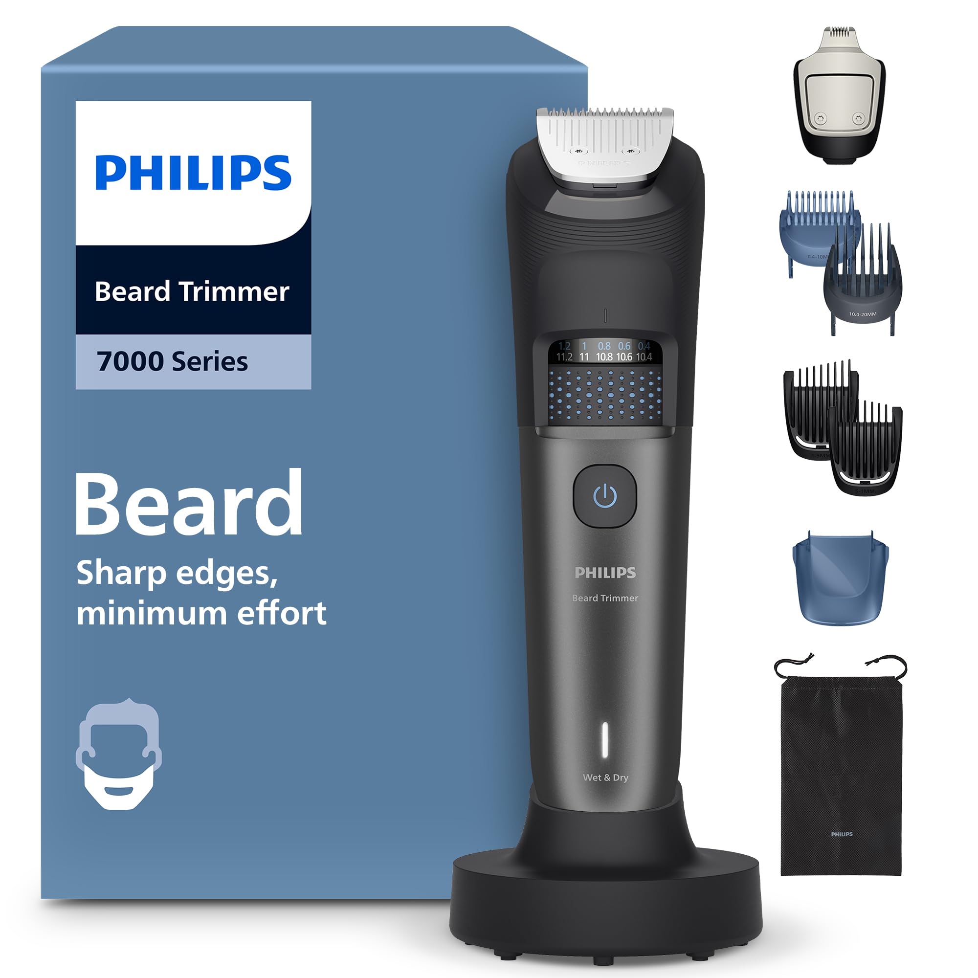 philips-serie-7000-regolabarba-bt7660-15-con-lame-in-metallo-autoaffilanti-40-im image 1