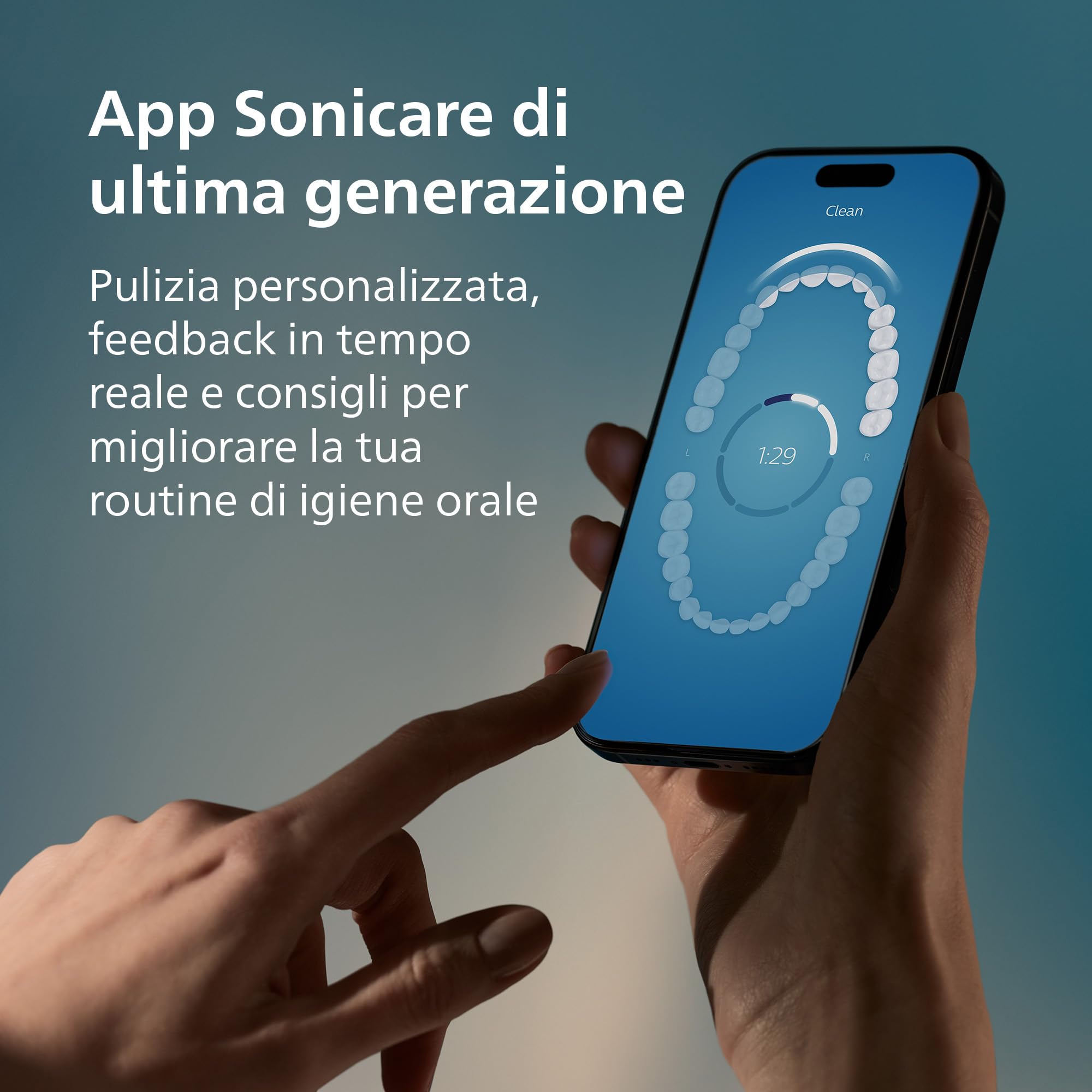 philips-sonicare-diamondclean-smart-9400-hx9917-89-spazzino-elettrico-sonico-con image 7