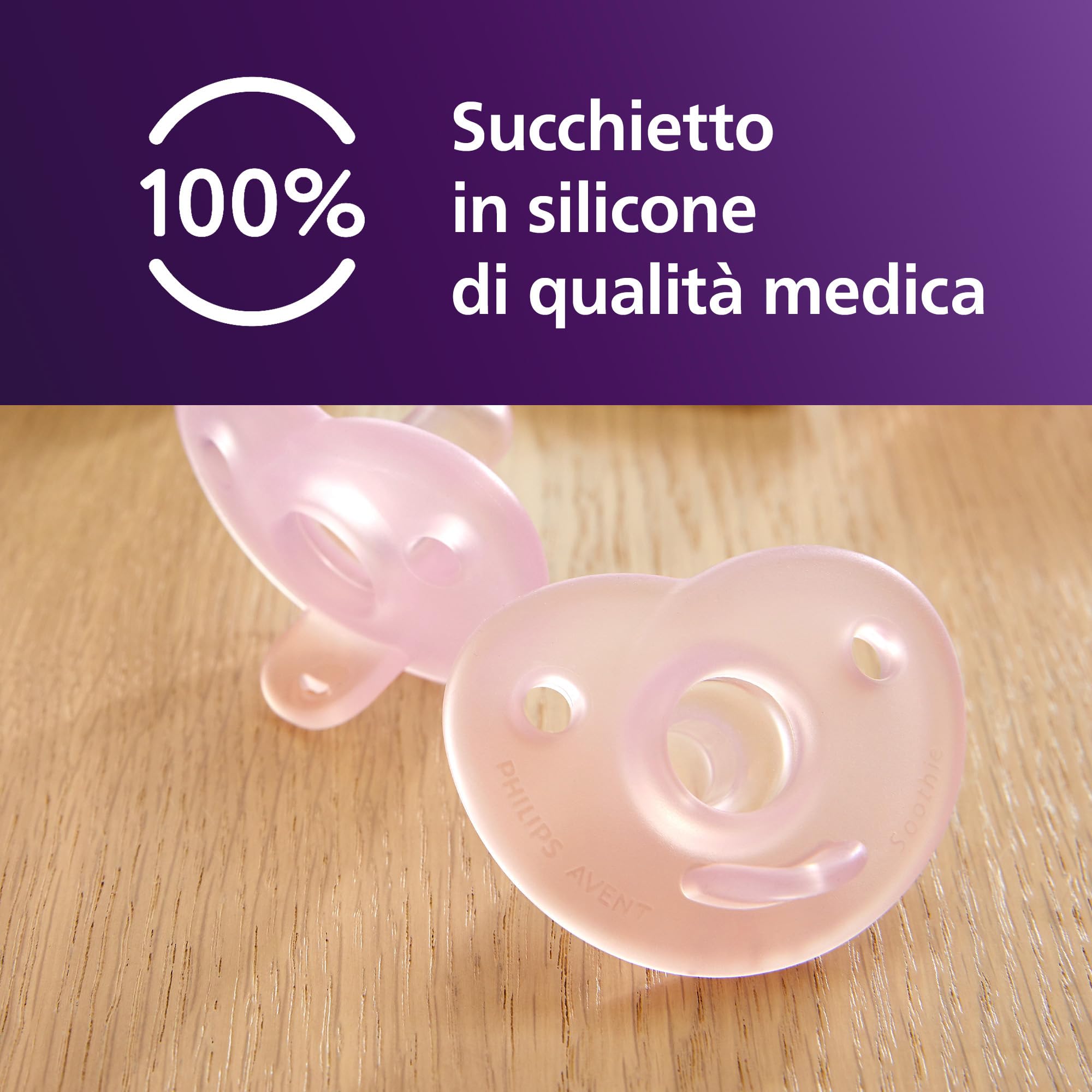 philips-avent-soothie-scf099-27-ciuccio-in-silicone-monopezzo-per-neonati-0-6-me image 3