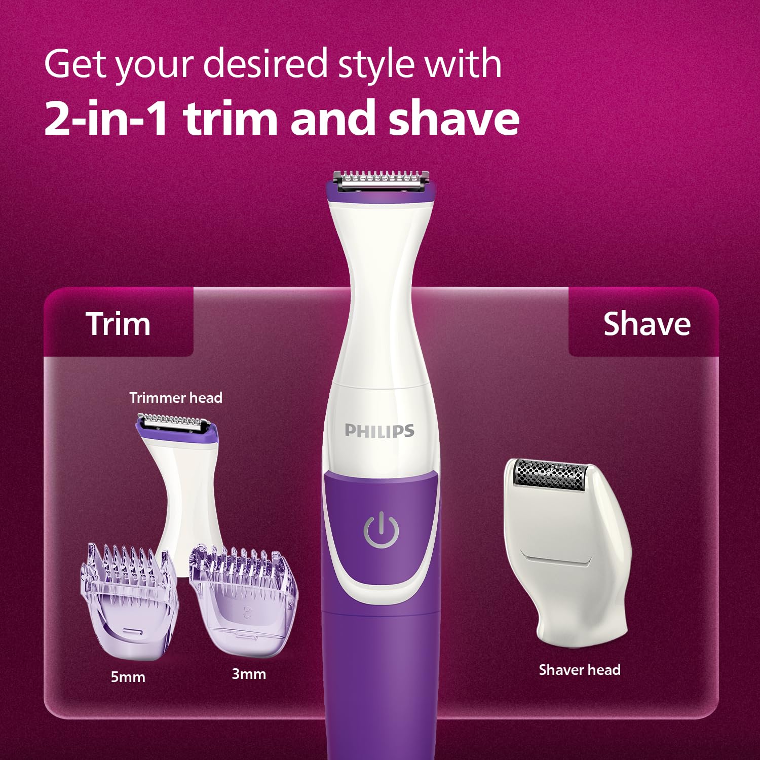 philips-brt383-15-bikini-zone-trimmer-precision-head-and-2-combs-battery-operate image 3