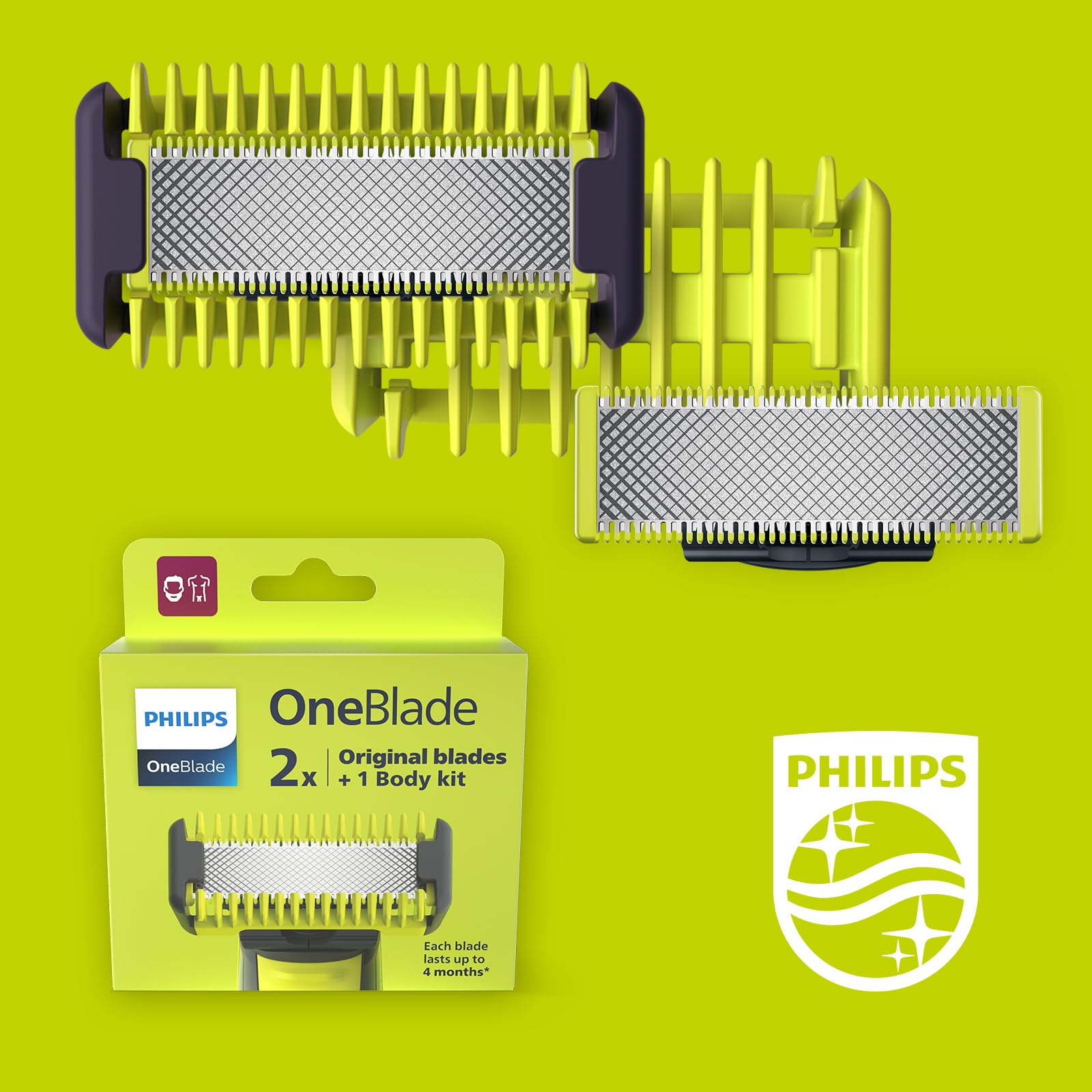 philips-oneblade-qp620-50-face-body-kit-corpo-rasoio-regolabarba-elettrico-con-2 image 2
