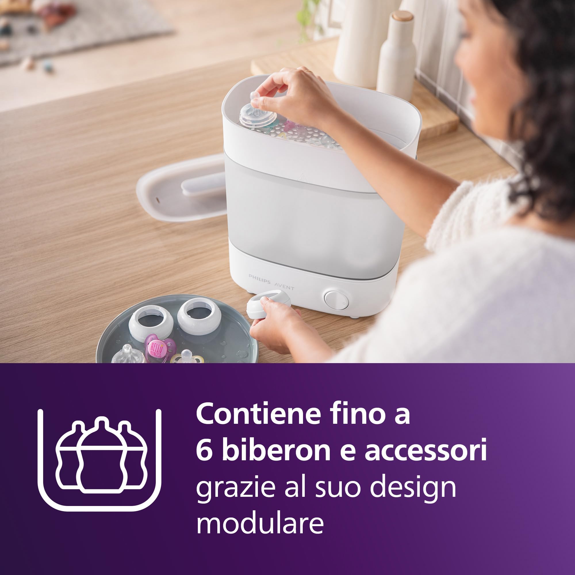 philips-avent-scf291-30-sterilizzatore-elettrico-a-vapore-per-biberon-con-spazzo image 5