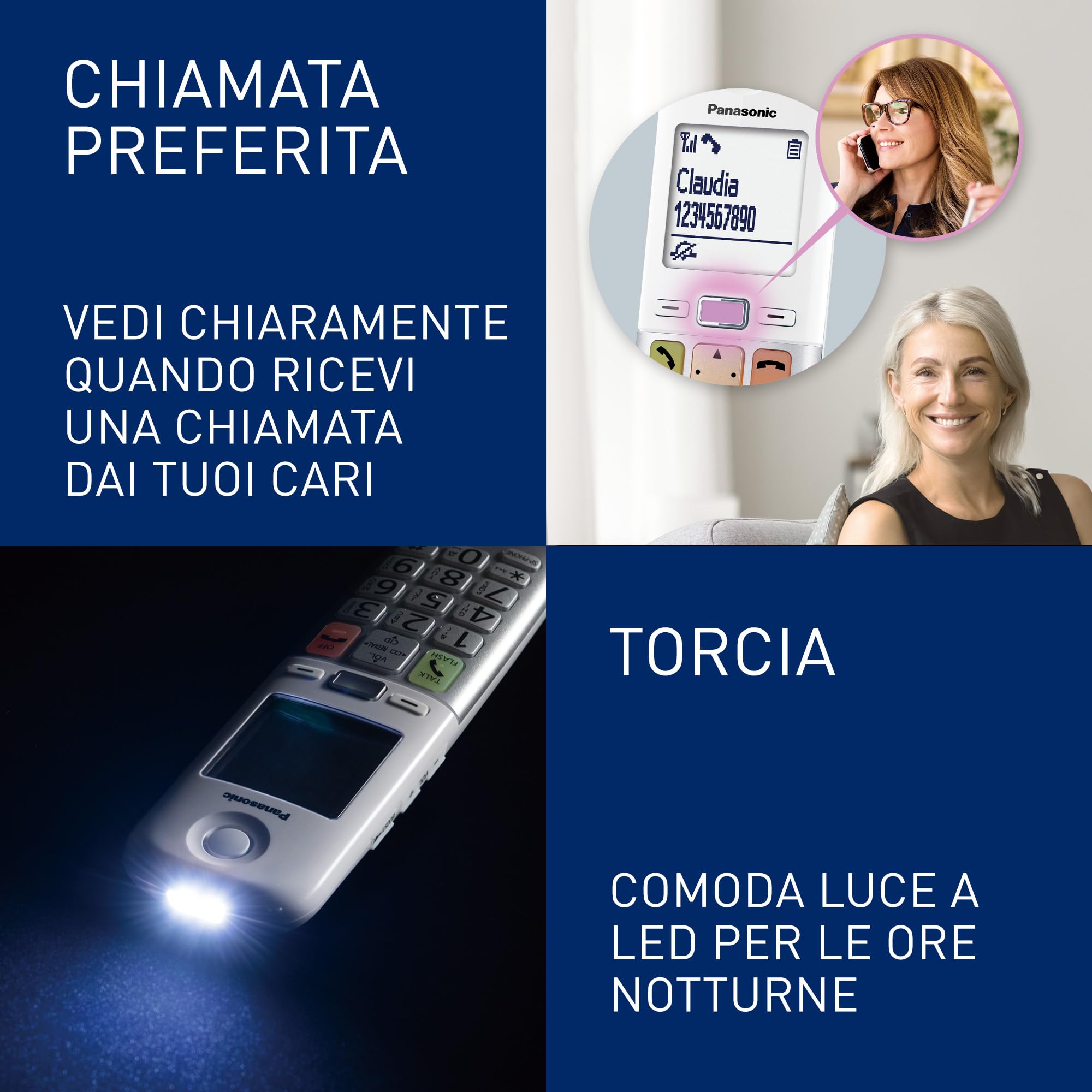 panasonic-kx-tgu430exw-telefono-cordless-digitale-con-segreteria-fav-call-torcia image 5