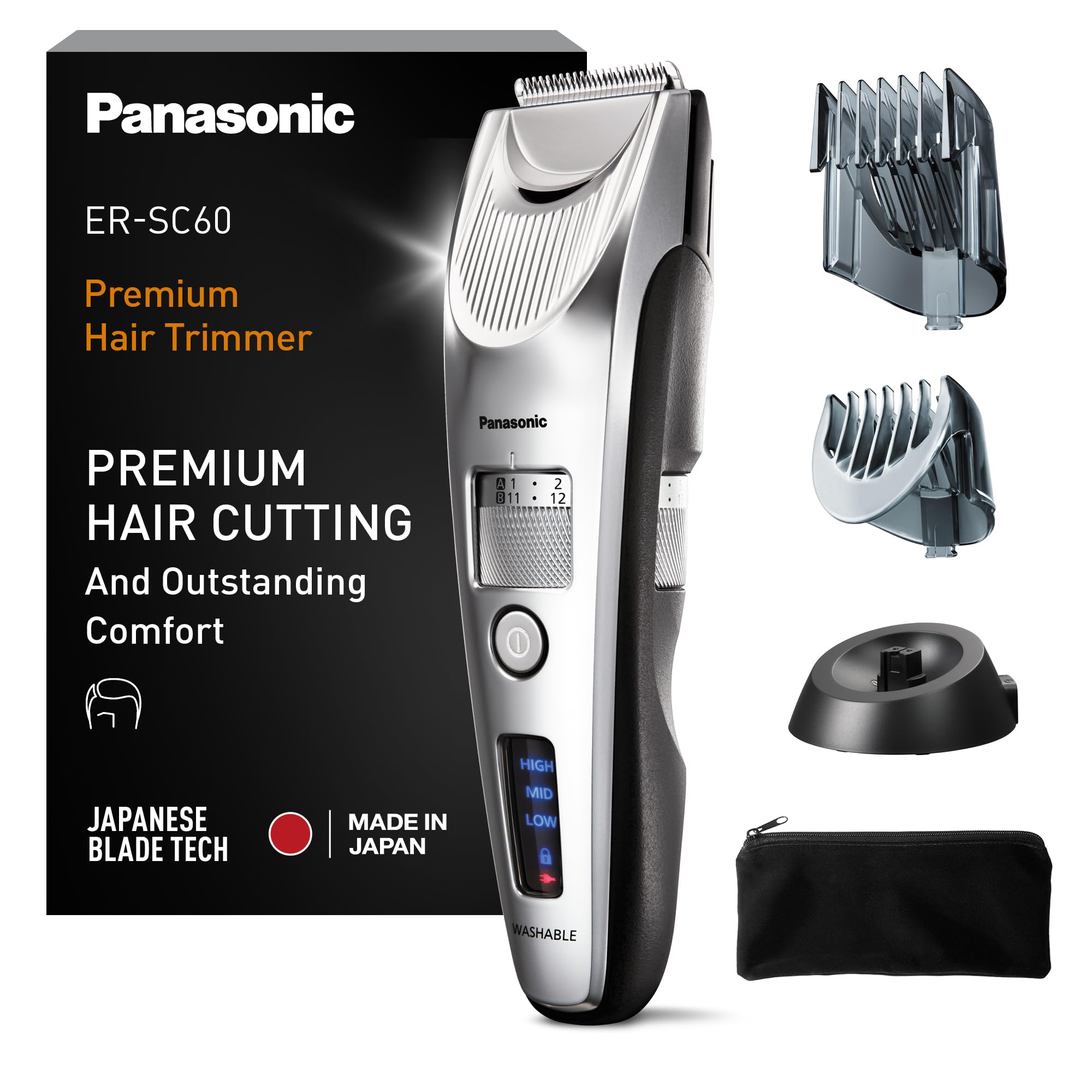panasonic-er-sc60-tagliacapelli-cordless-uomo-impermeabile-ipx7-39-impostazioni- image 1