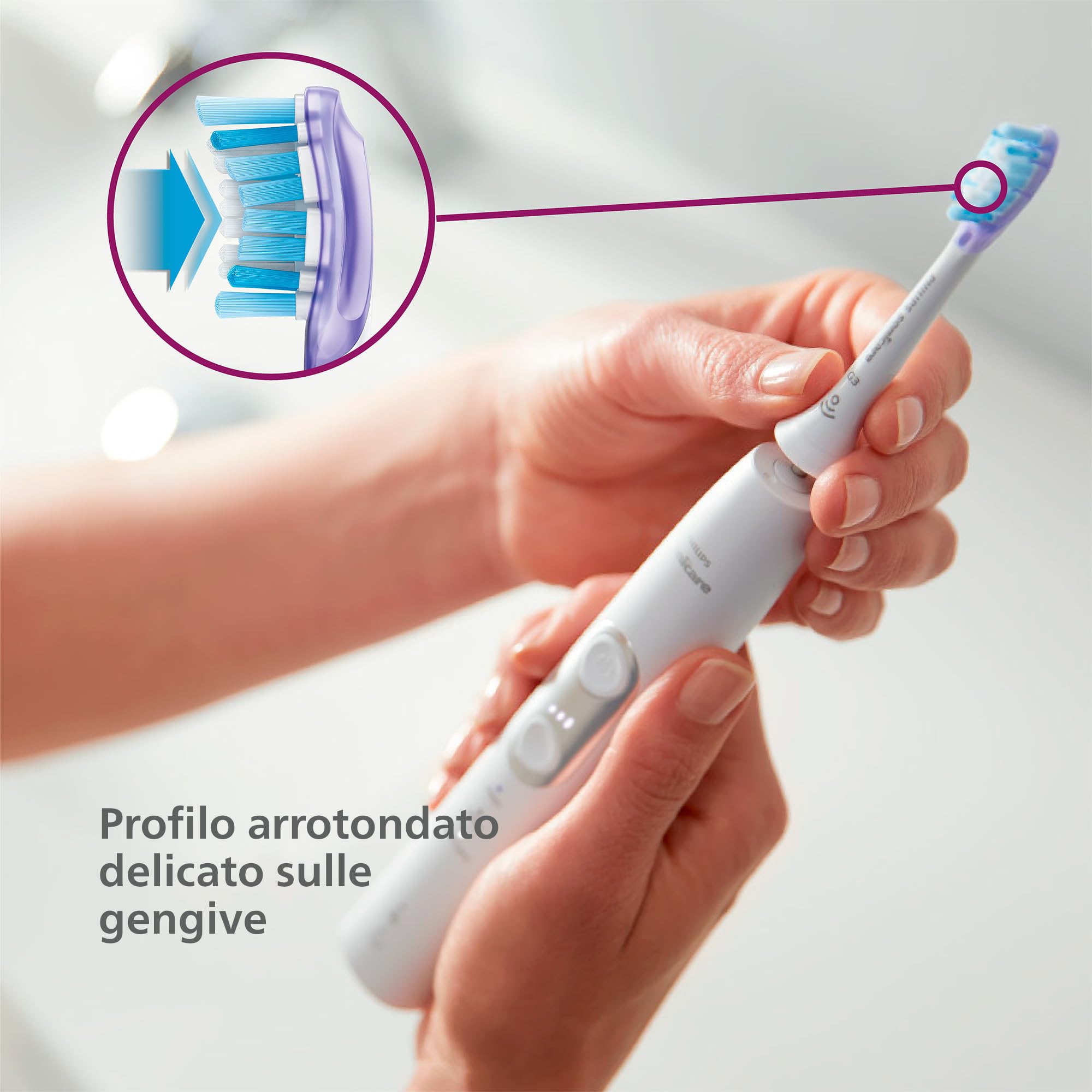philips-sonicare-hx9052-17-pack-da-2-testine-di-ricambio-g3-premium-gum-care-con image 6