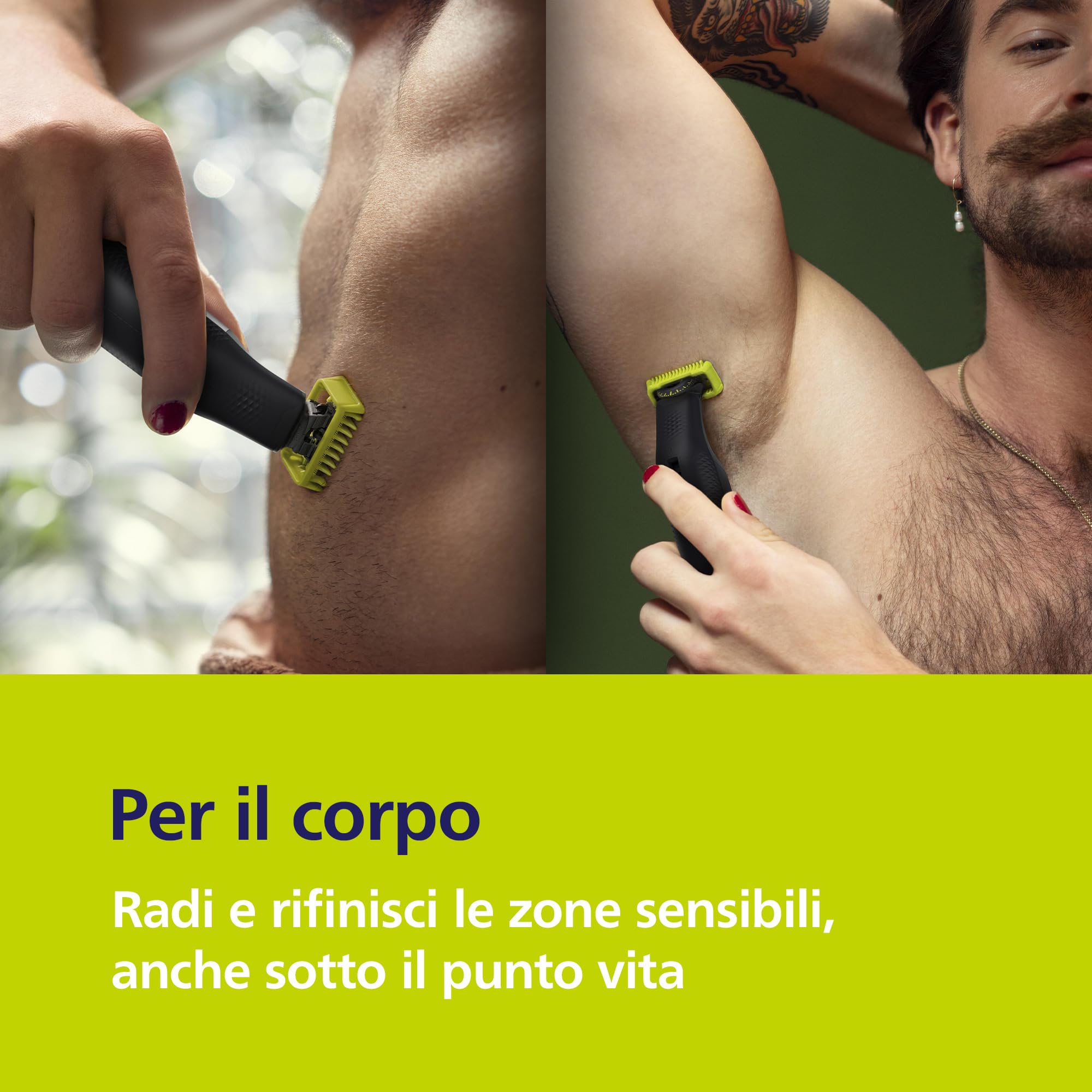 philips-oneblade-pro-360-qp6652-30-regolabarba-elettrico-viso-e-corpo-con-2-lame image 3