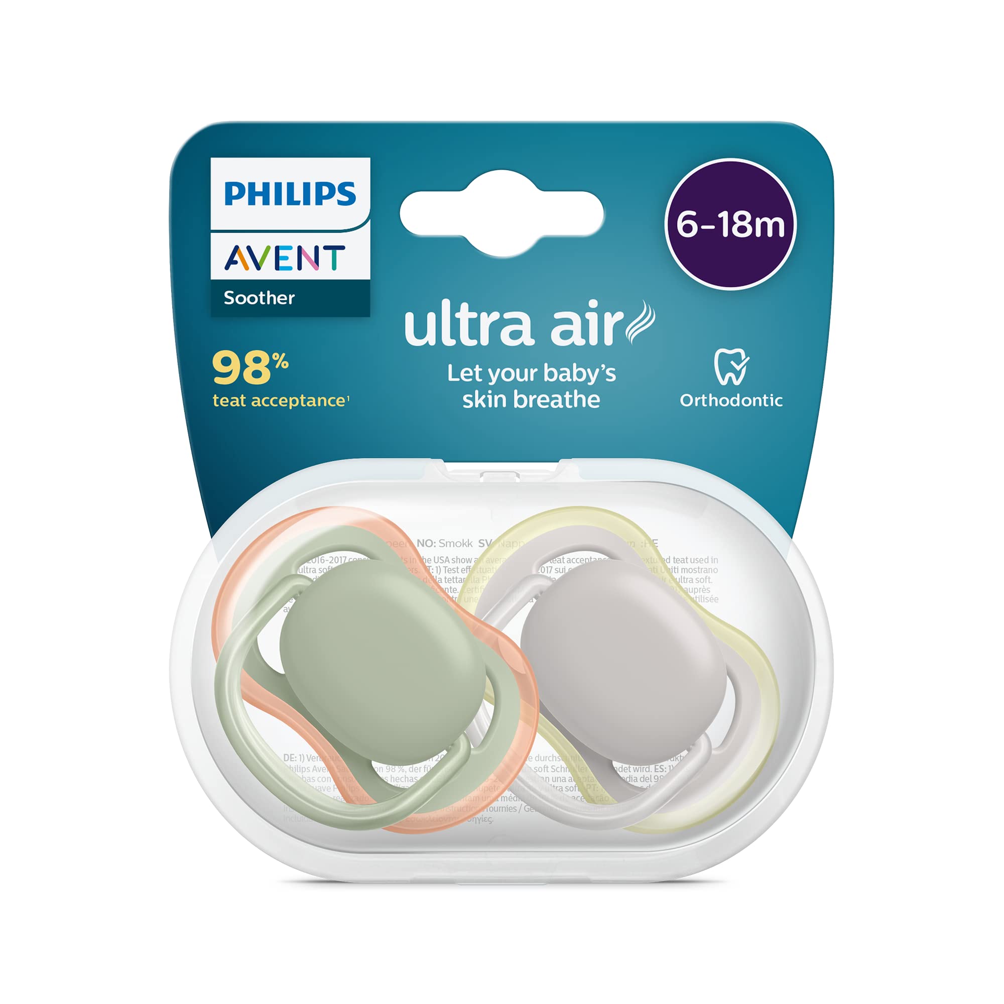philips-avent-ultra-air-scf085-20-ciucci-traspiranti-6-18-mesi-senza-bpa-tettare image 1