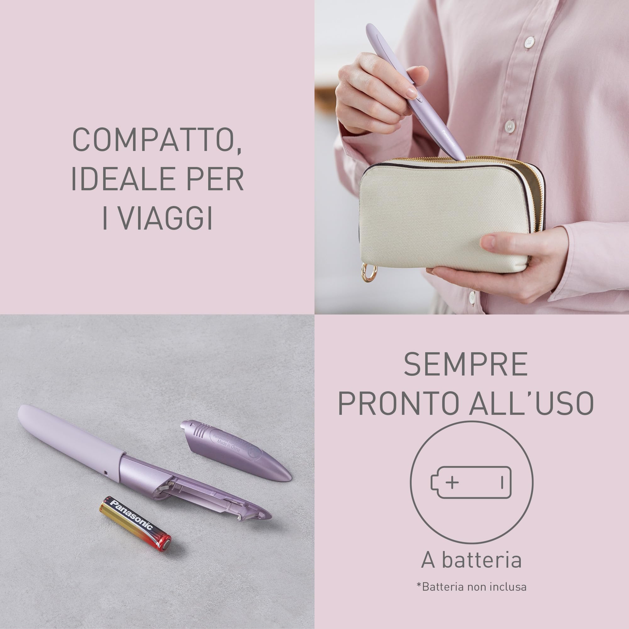 panasonic-es-wf71-v503-depilatore-sopracciglia-e-viso-donna-con-testina-flessibi image 6