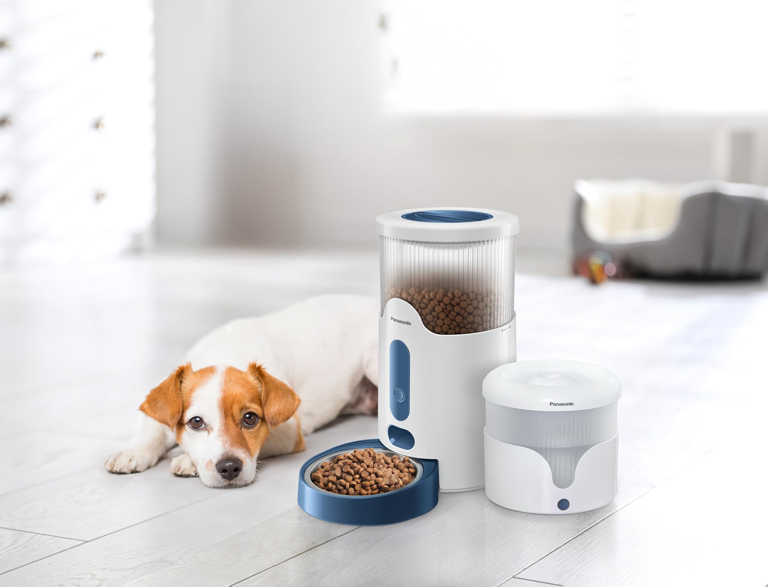 panasonic-cp-jnf01-w-dosatore-di-cibo-smart-per-gatti-e-cani-mangiatoia-automati image 8