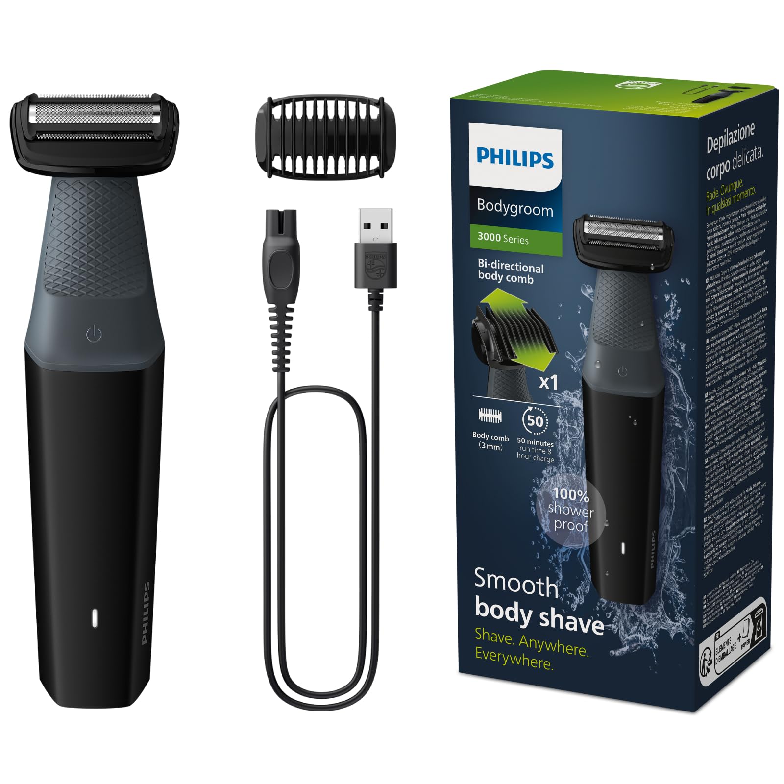 philips-bg3480-15-bodygroom-serie-3000-rifinitore-e-rasoio-corpo-uomo-con-tripla image 5