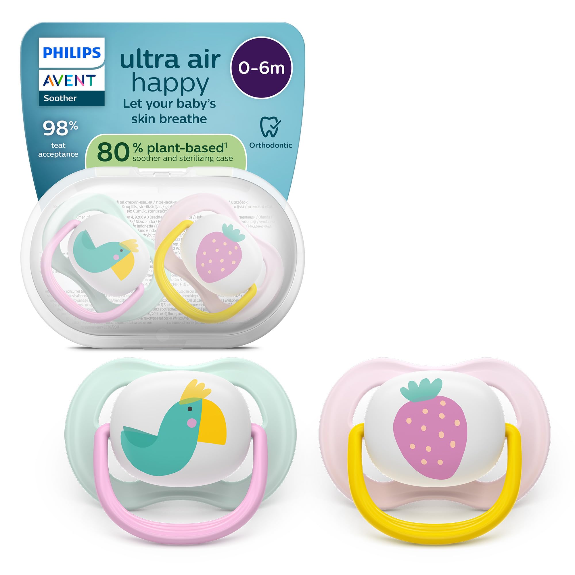 philips-avent-ultra-start-scf087-01-ciuccio-ortodontico-per-neonati-0-6-mesi-sil image 7
