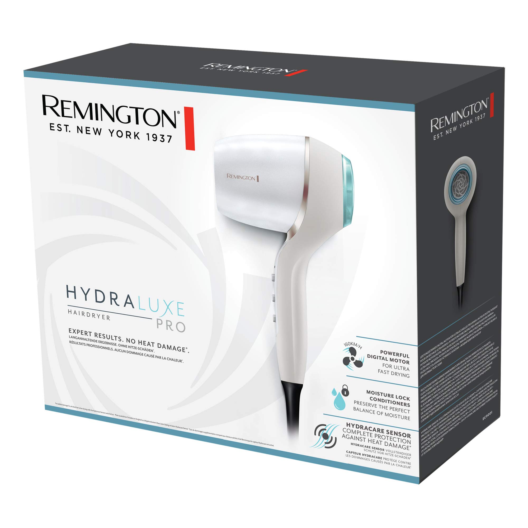 remington-hydraluxe-pro-ec9001-asciugacapelli-professionale-2400w-con-motore-dig image 2
