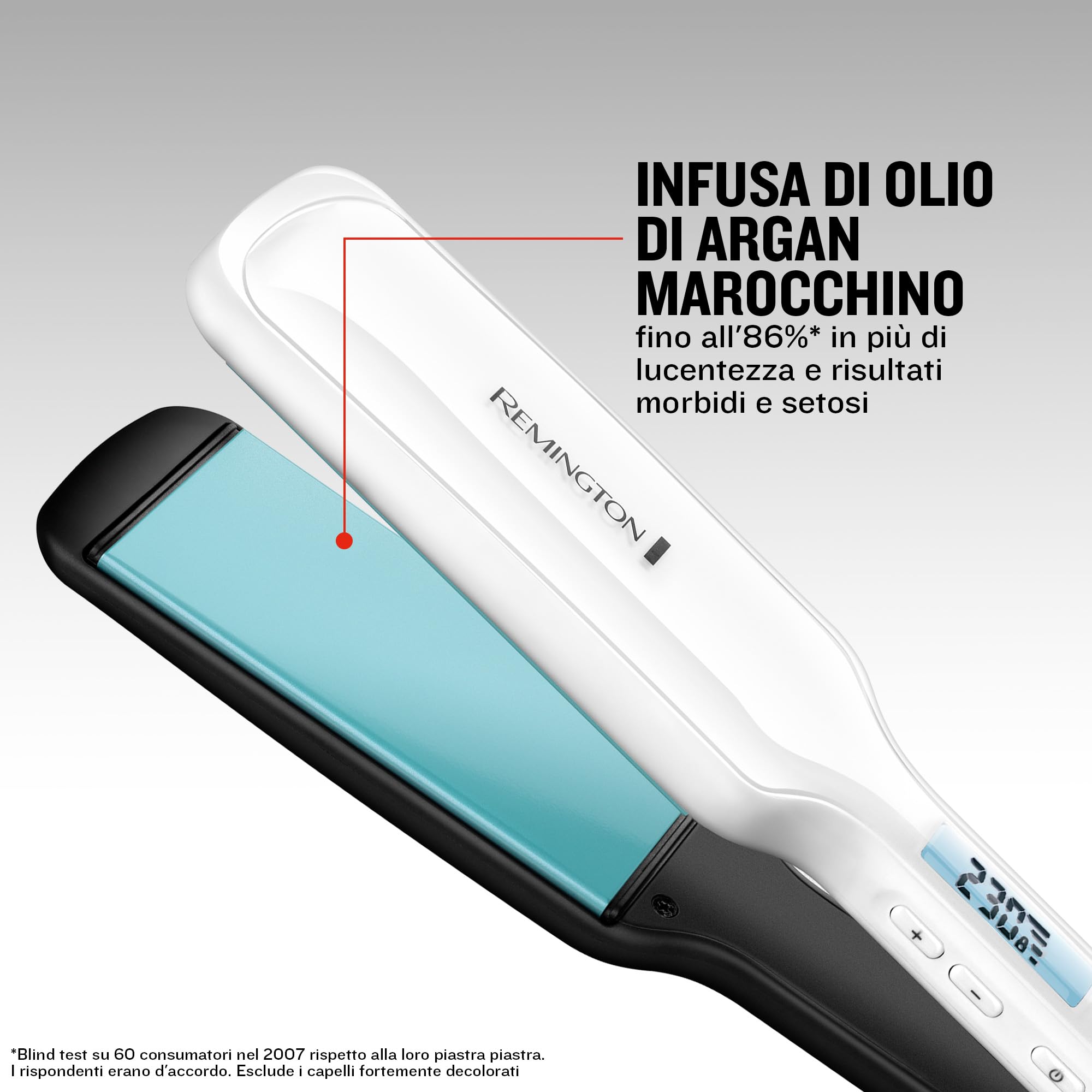 remington-s8550-shine-therapy-piastra-per-capelli-larga-piastre-ceramiche-extra- image 2