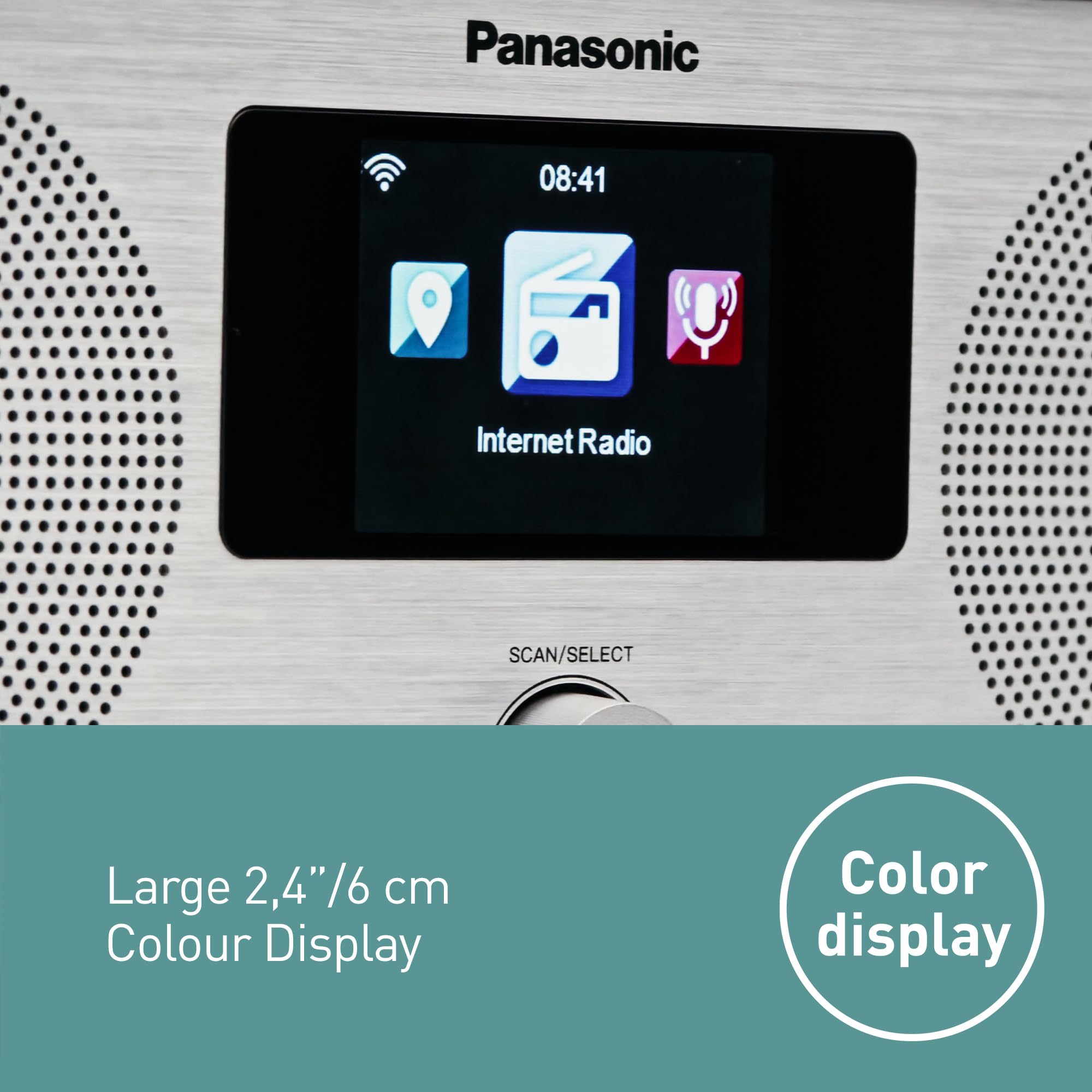 panasonic-rf-d40eg-k-radio-internet-e-dab-fm-con-bluetooth-6w-display-lcd-tft-a- image 4