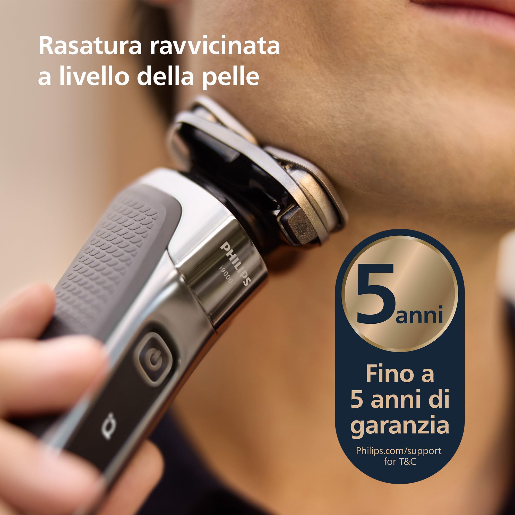 philips-shaver-i9000-x9002-30-rasoio-elettrico-uomo-wet-dry-skin-iq-lame-steelpr image 4