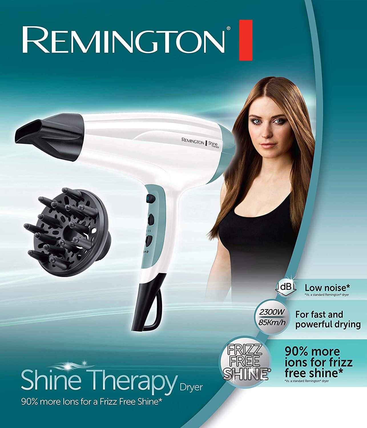 remington-shine-therapy-d5216-asciugacapelli-2300-w-con-generatore-di-ioni-90-io image 5
