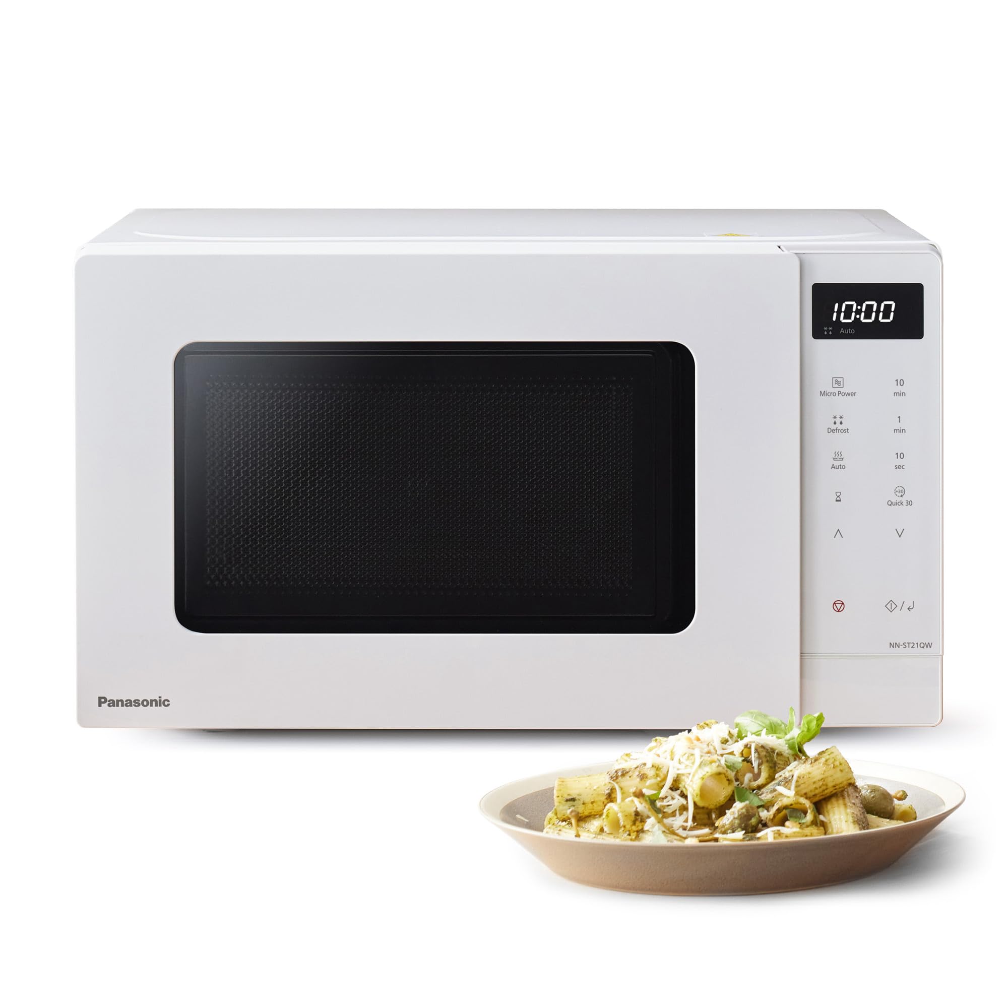 panasonic-nn-st21qwepg-forno-a-microonde-solo-20-litri-800w-bianco-con-11-progra image 1
