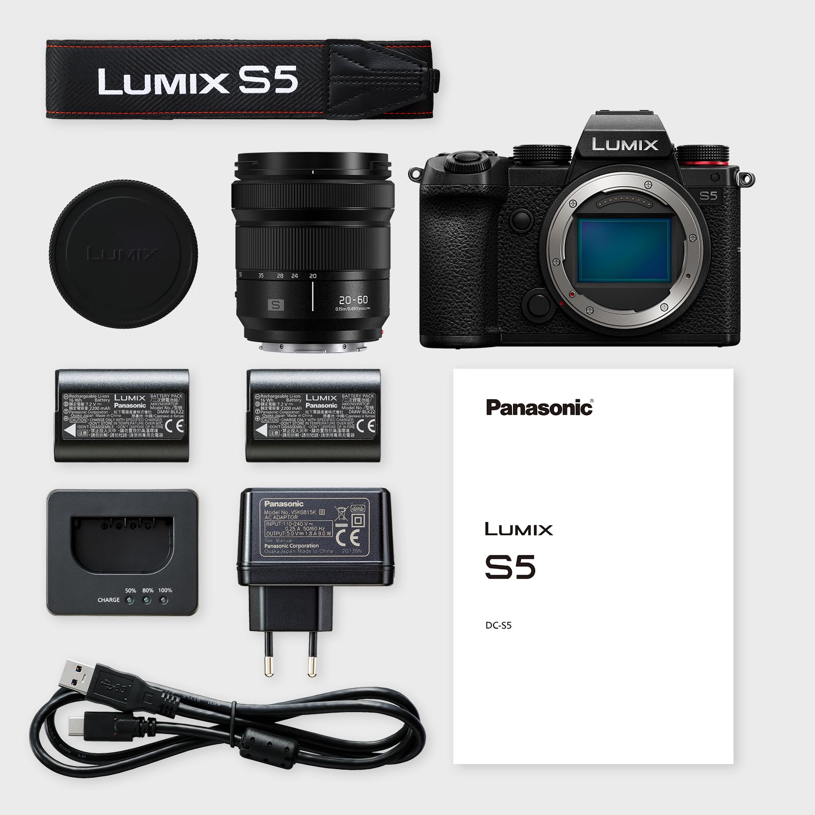 panasonic-lumix-dc-s5amkb-kit-mirrorless-full-frame-con-sensore-cmos-24-2mp-obie image 6