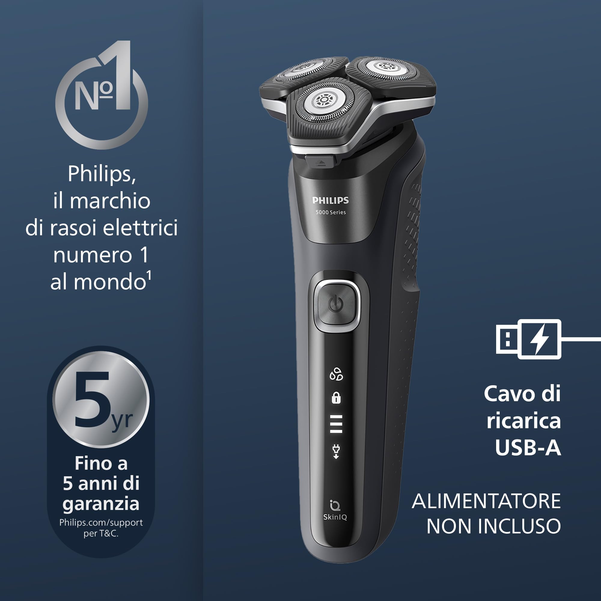 philips-shaver-series-5000-s5898-50-rasoio-elettrico-wet-dry-con-tecnologia-skin image 4