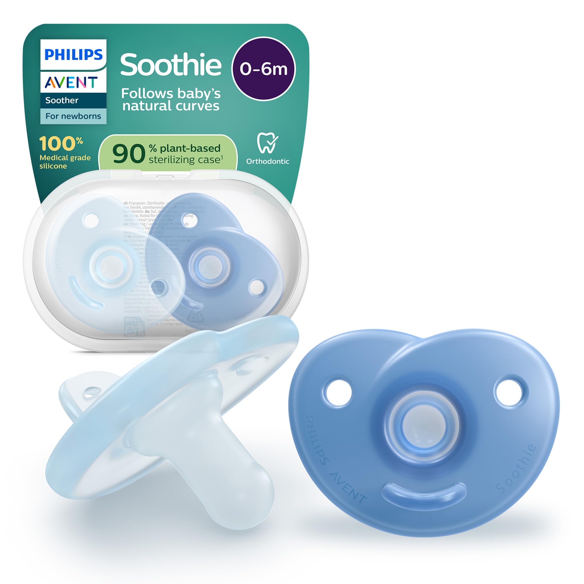 philips-avent-soothie-scf099-27-ciuccio-in-silicone-monopezzo-per-neonati-0-6-me image 7