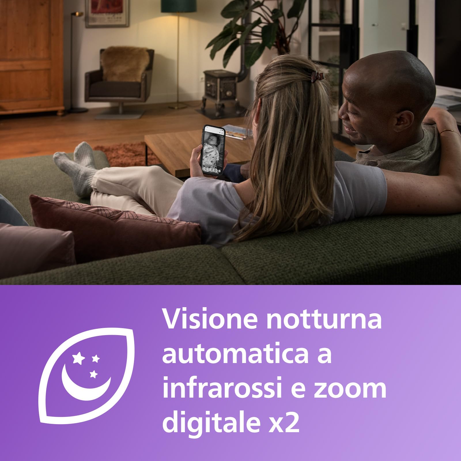philips-avent-connected-baby-camera-scd643-26-baby-monitor-con-app-video-hd-visi image 5
