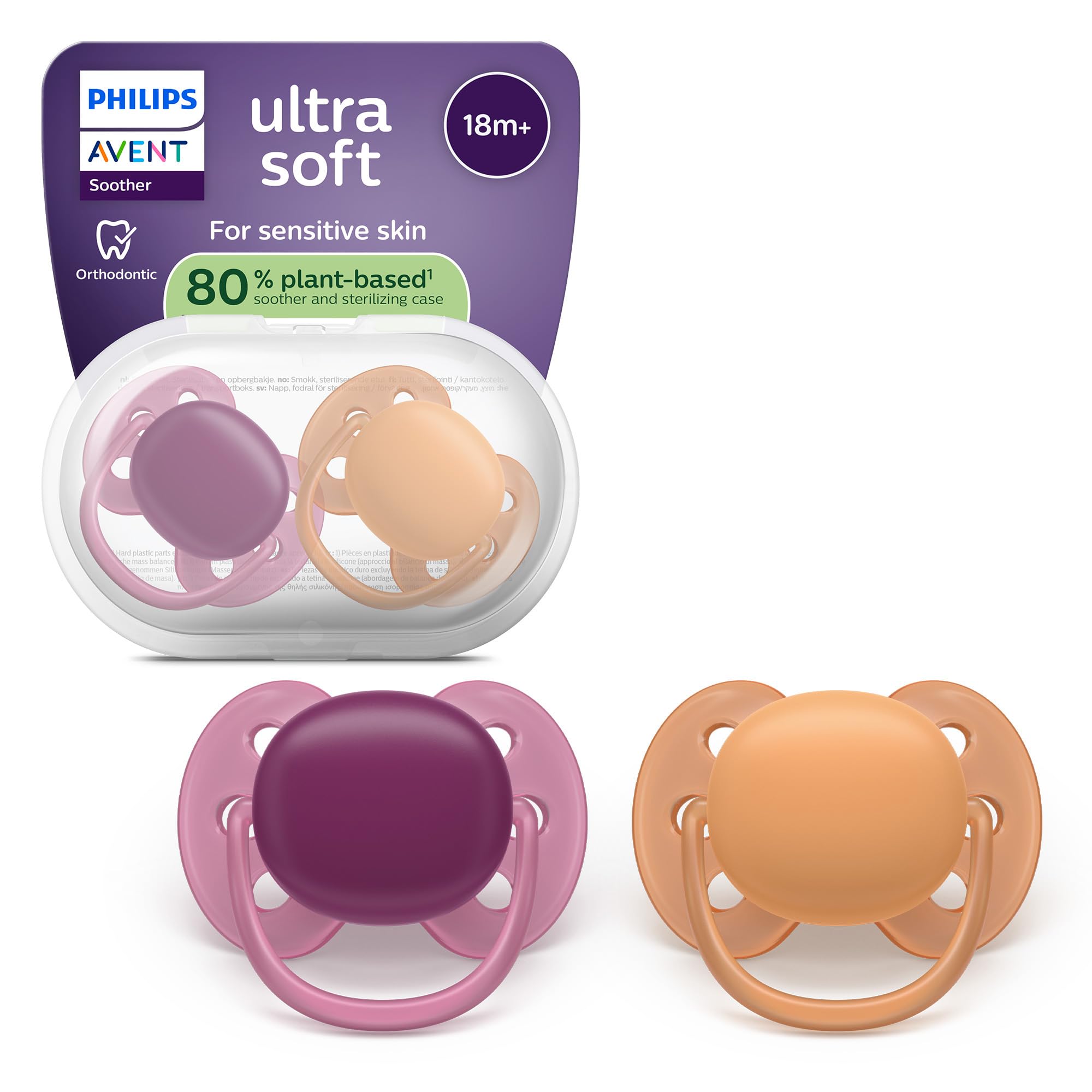 philips-avent-ultra-soft-scf093-07-ciuccio-ortodontico-0-18-mesi-con-scudo-fless image 7