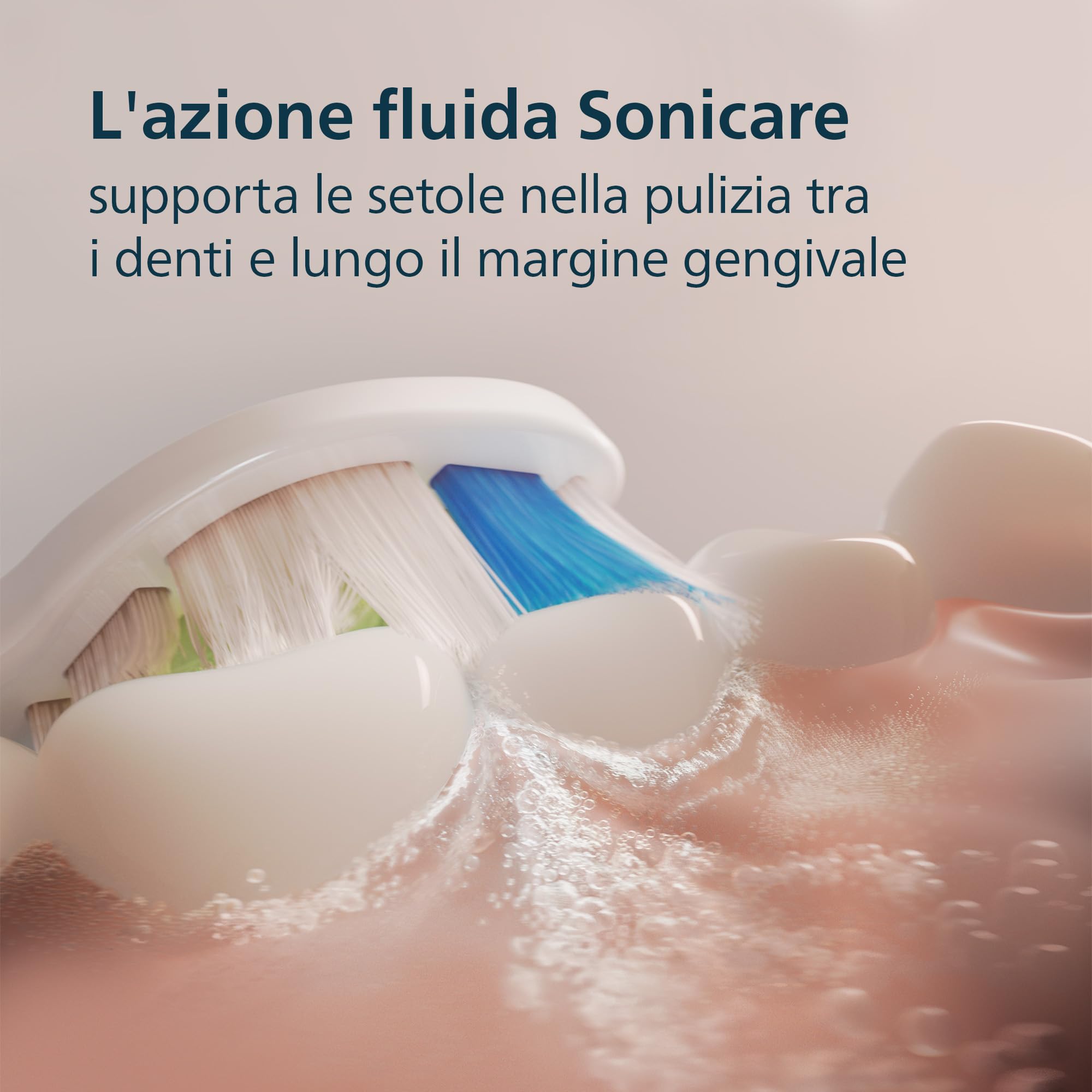 philips-sonicare-serie-4100-hhx4046-41-spazzolino-elettrico-sonico-con-sensore-d image 2