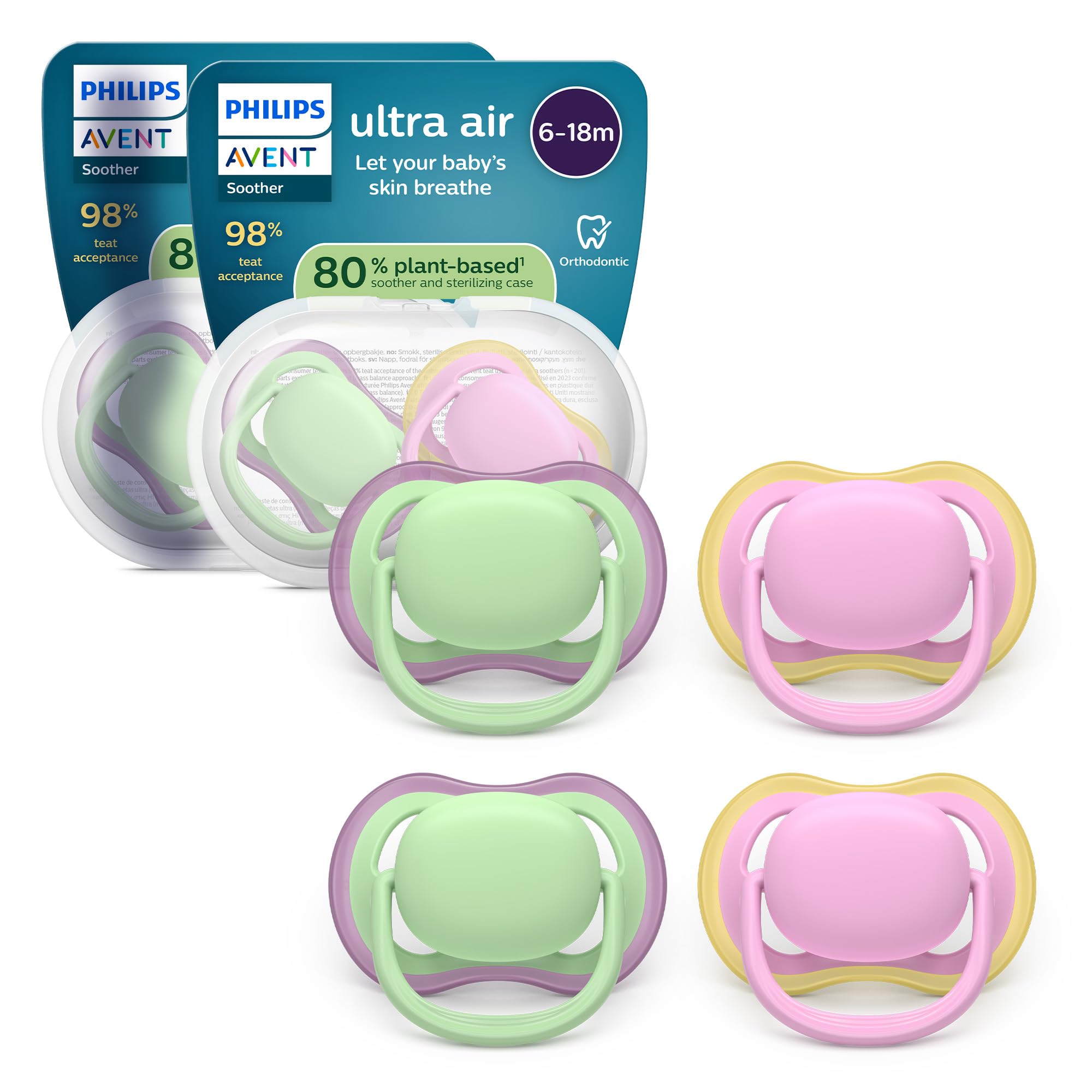 philips-avent-ultra-start-scf087-24-ciuccio-ortodontico-in-silicone-per-neonati- image 7