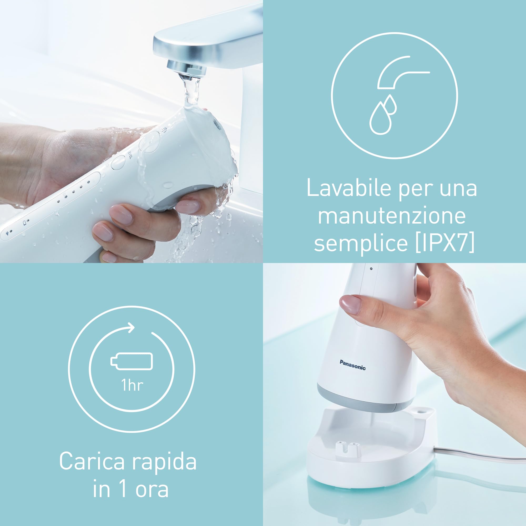 panasonic-ew-1511-idropulsore-ultrasonico-ricaricabile-con-5-livelli-di-getto-e- image 8