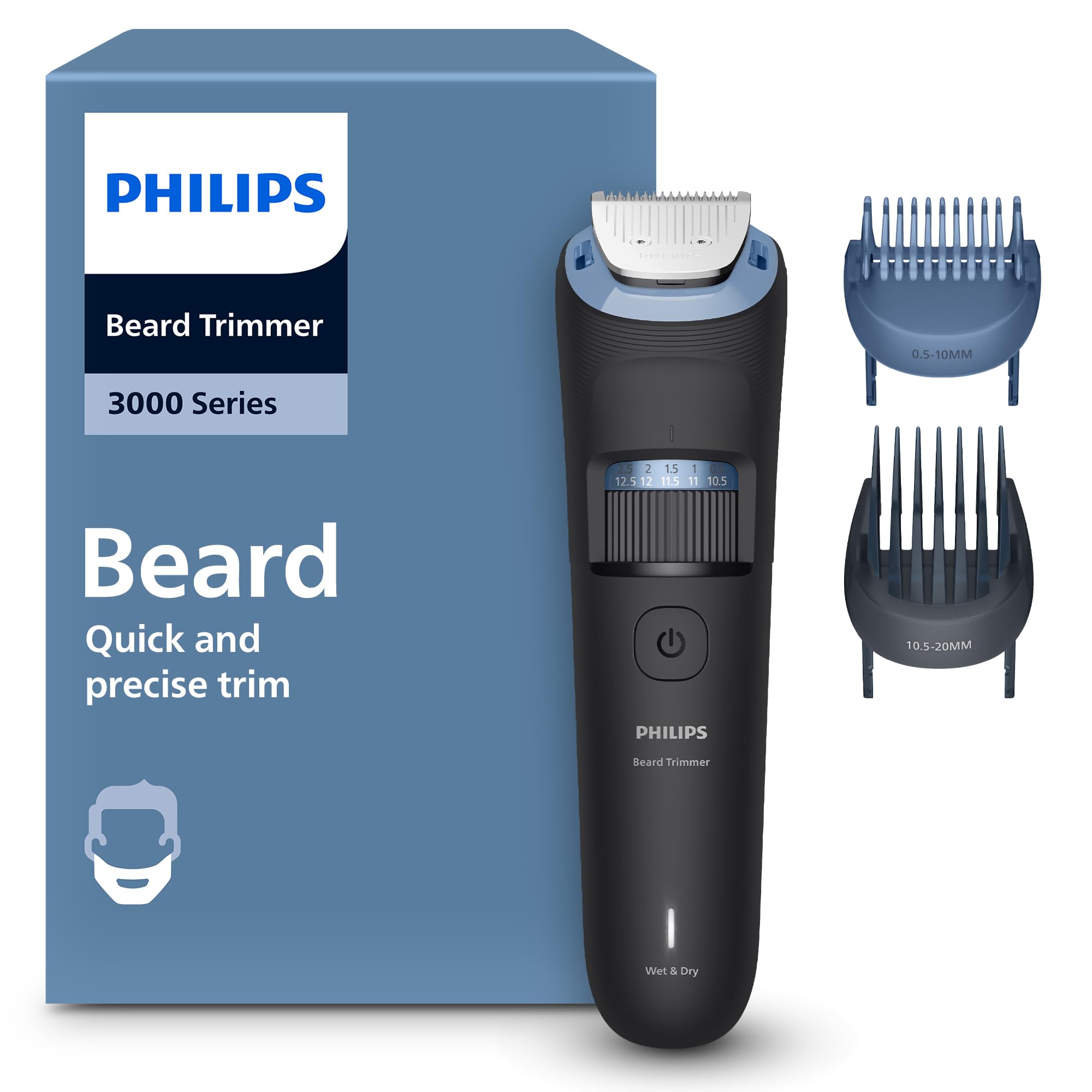 philips-serie-3000-bt3660-15-regolabarba-con-lame-in-metallo-autoaffilanti-40-im image 1