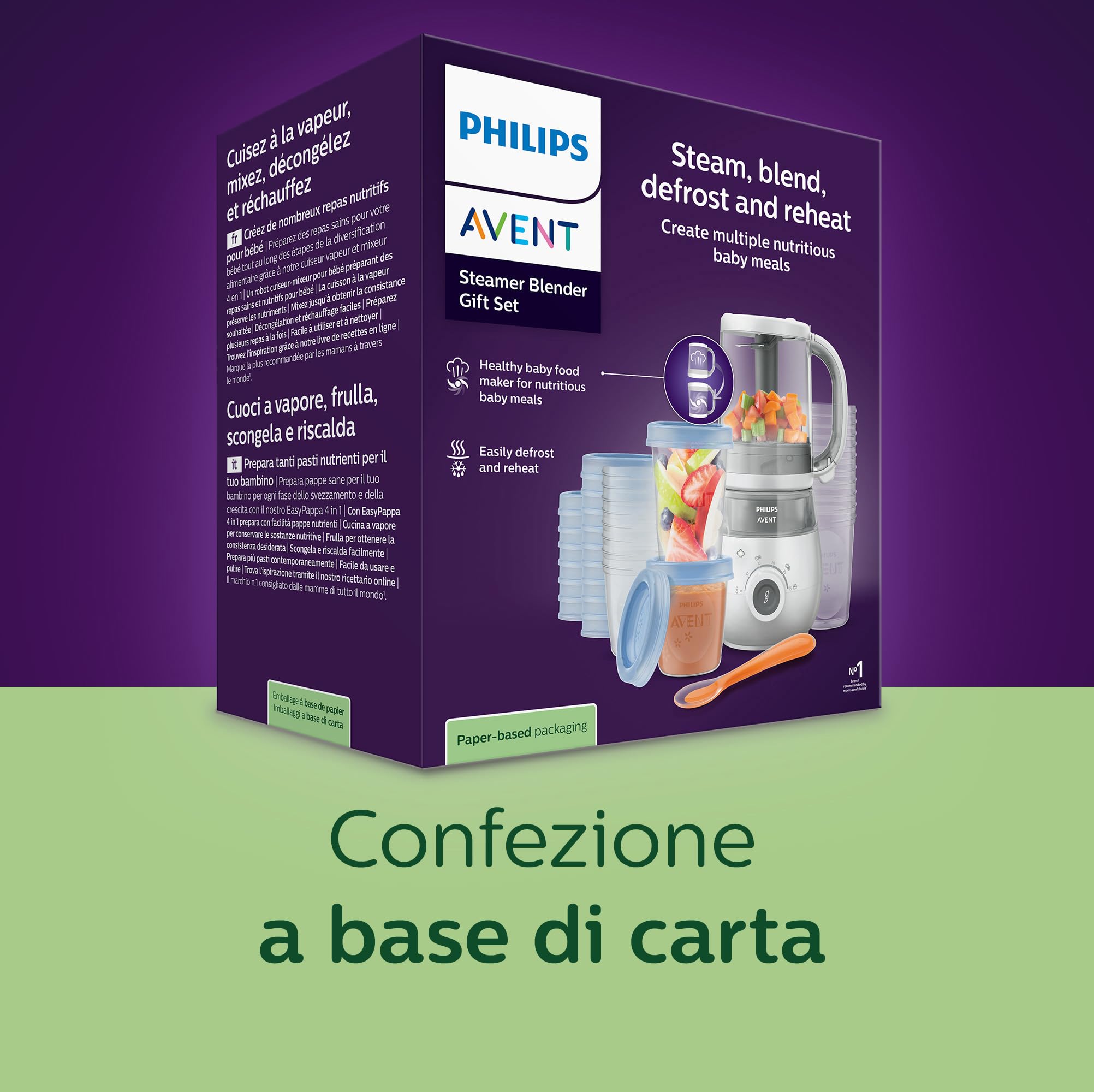 philips-avent-scf883-20-easypappa-steamer-blender-4-in-1-per-pappe-con-20-vasett image 8